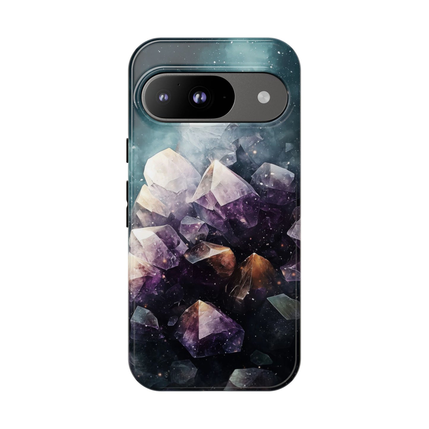 Galactic Amethyst Stones Phone Case for iPhone, Samsung & Google Pixel