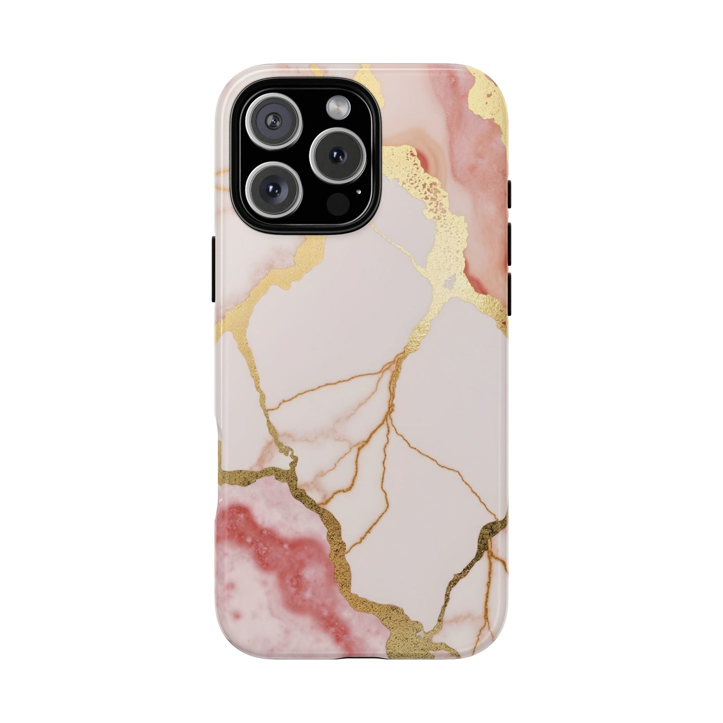 Beautiful Pink Minimal Marble Case Design