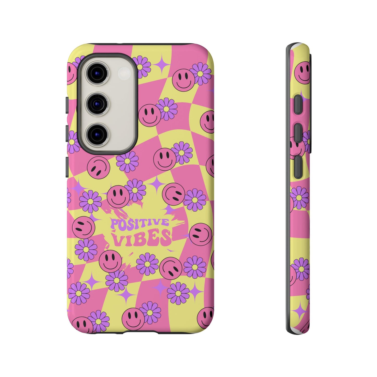 Positive Vibes Phone Case β Aesthetic Motivational Cover for iPhone, Samsung & Google Pixel