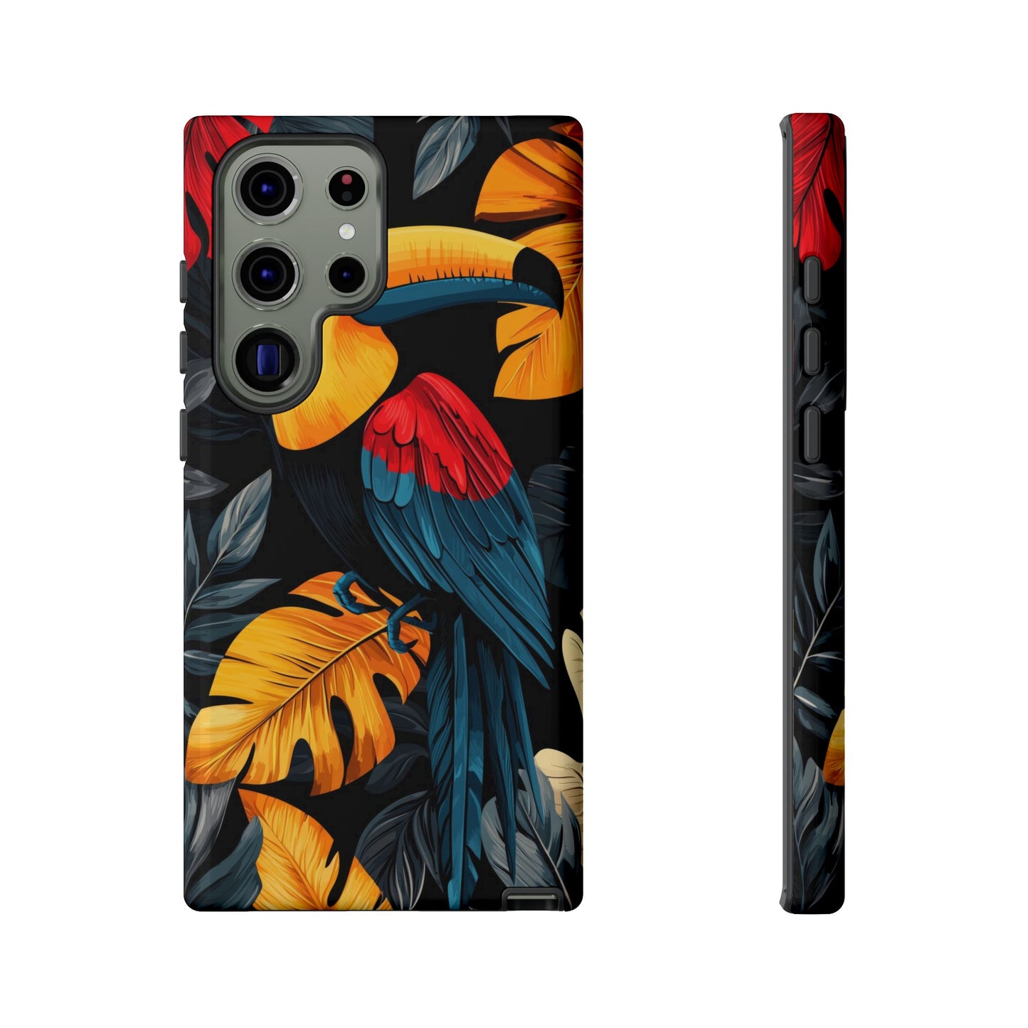 Exotic Toucan Feathers Phone Case – Nature’s Elegance for iPhone, Pixel & Samsung