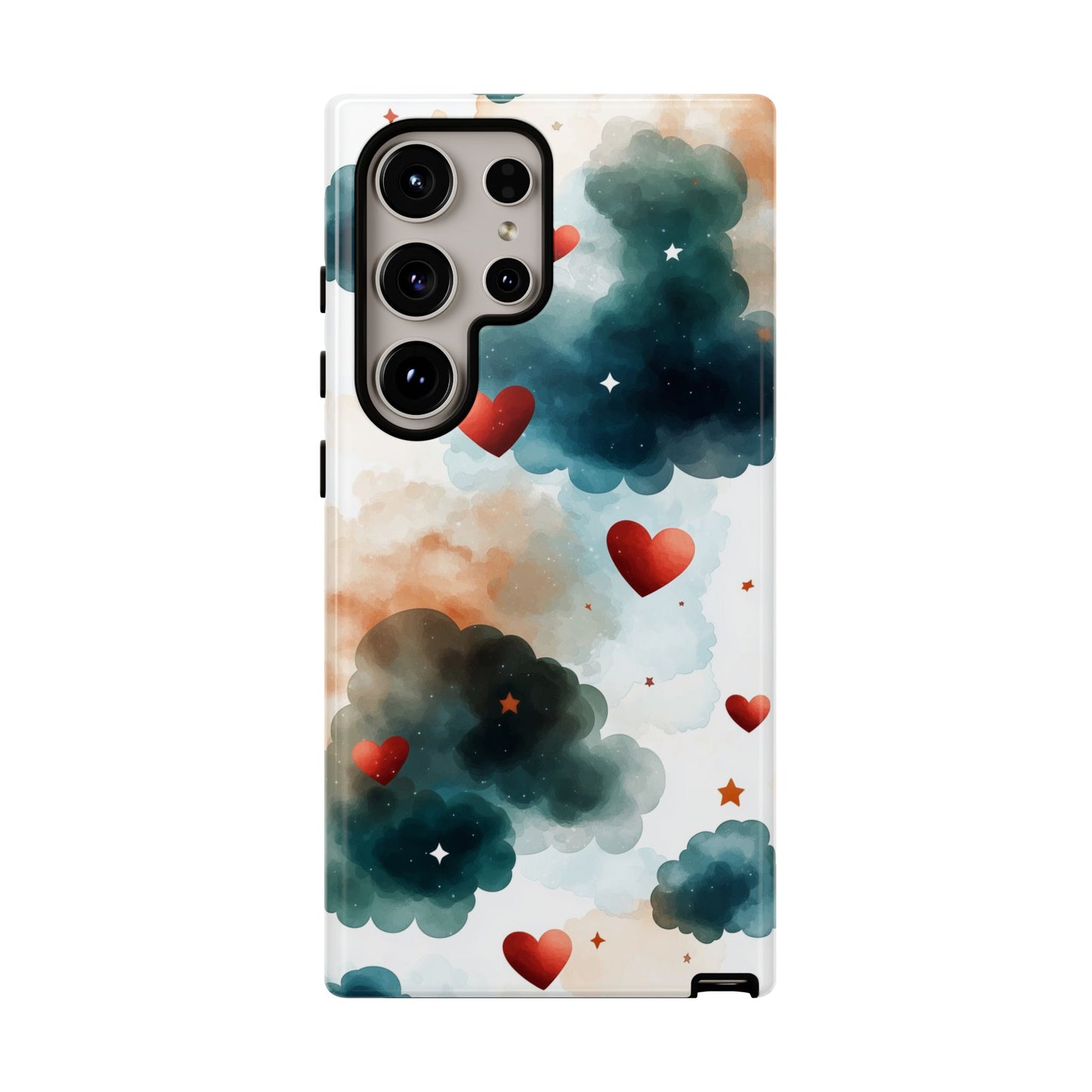 Celestial Heart Drift - Anime Aesthetic Phone Case for iPhone, Samsung, Google Pixel