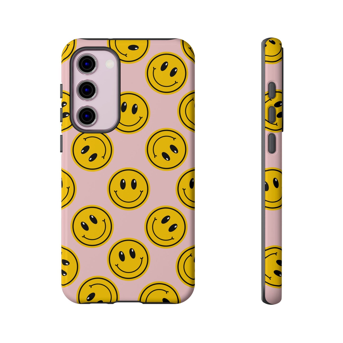 Retro Smiley Face Phone Case – Vintage Aesthetic Cover for iPhone, Samsung & Google Pixel