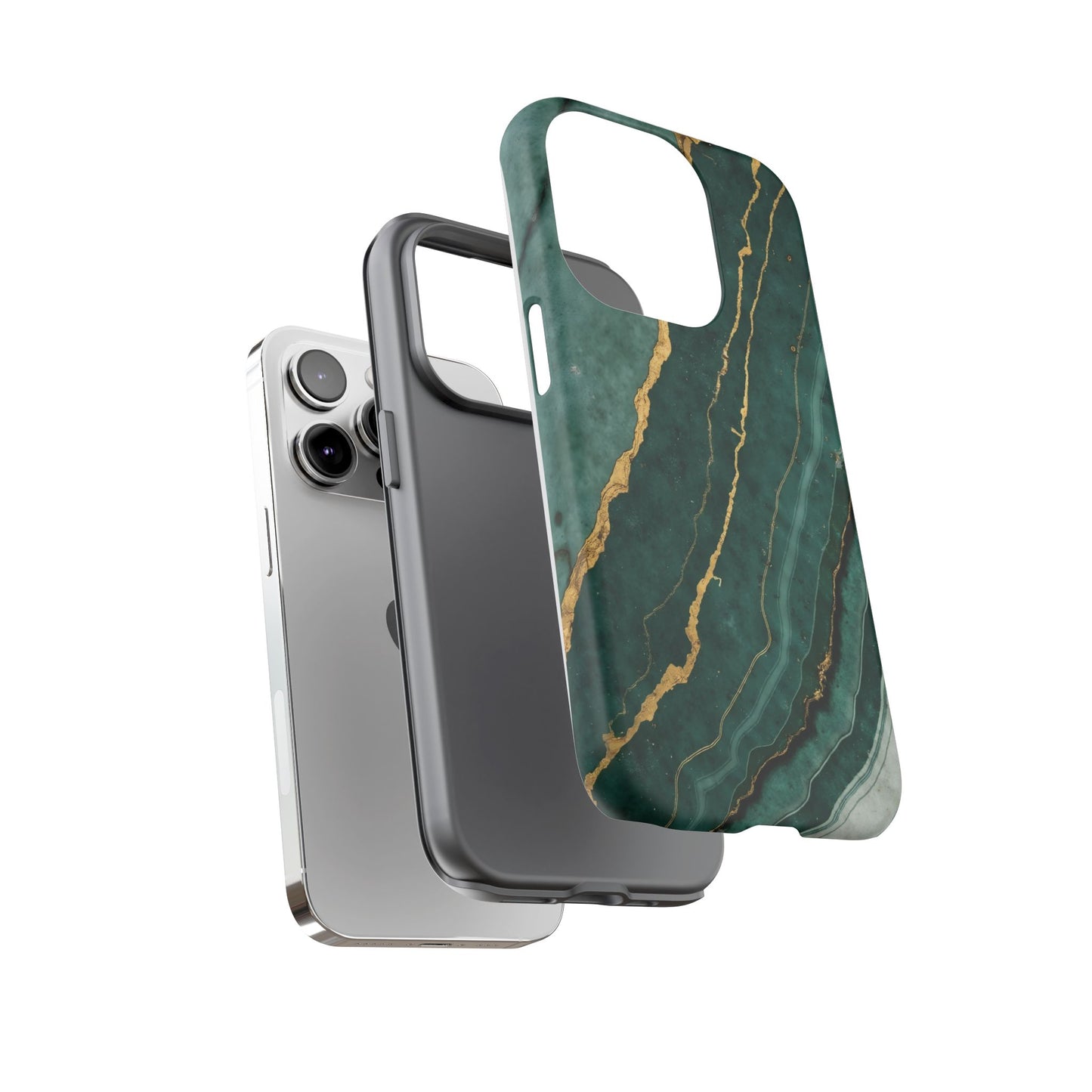 Jade Green Marble Case Design