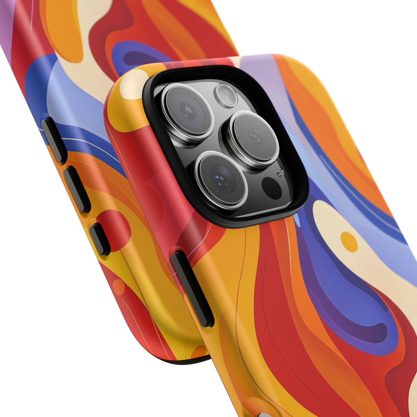 LavaFlow – Vivid Heatwave Abstract Phone Case for iPhone, Samsung & Pixel
