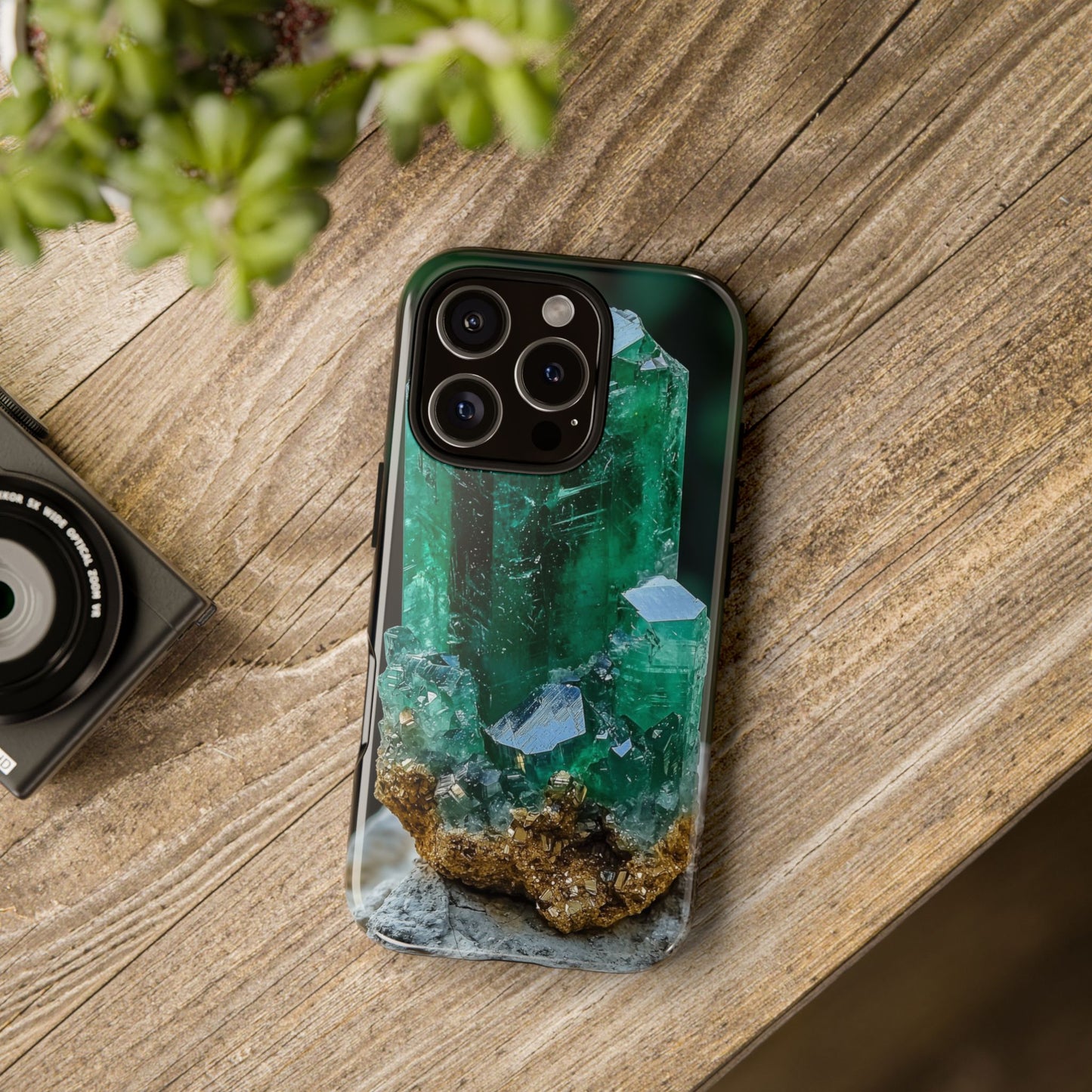 Emerald Essence Phone Case for iPhone, Samsung & Google Pixel