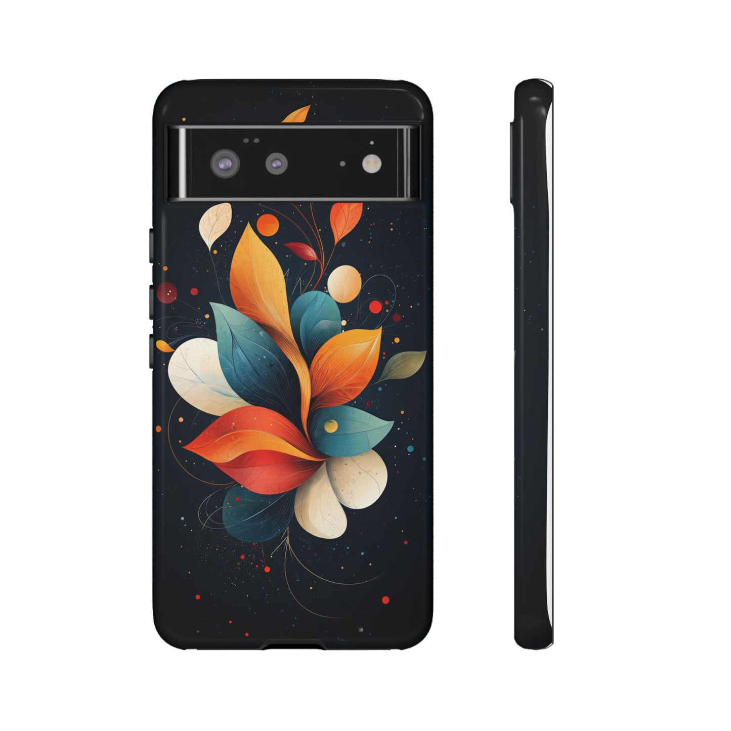 Midnight Bloom – Cosmic Floral Phone Case for iPhone, Pixel & Samsung
