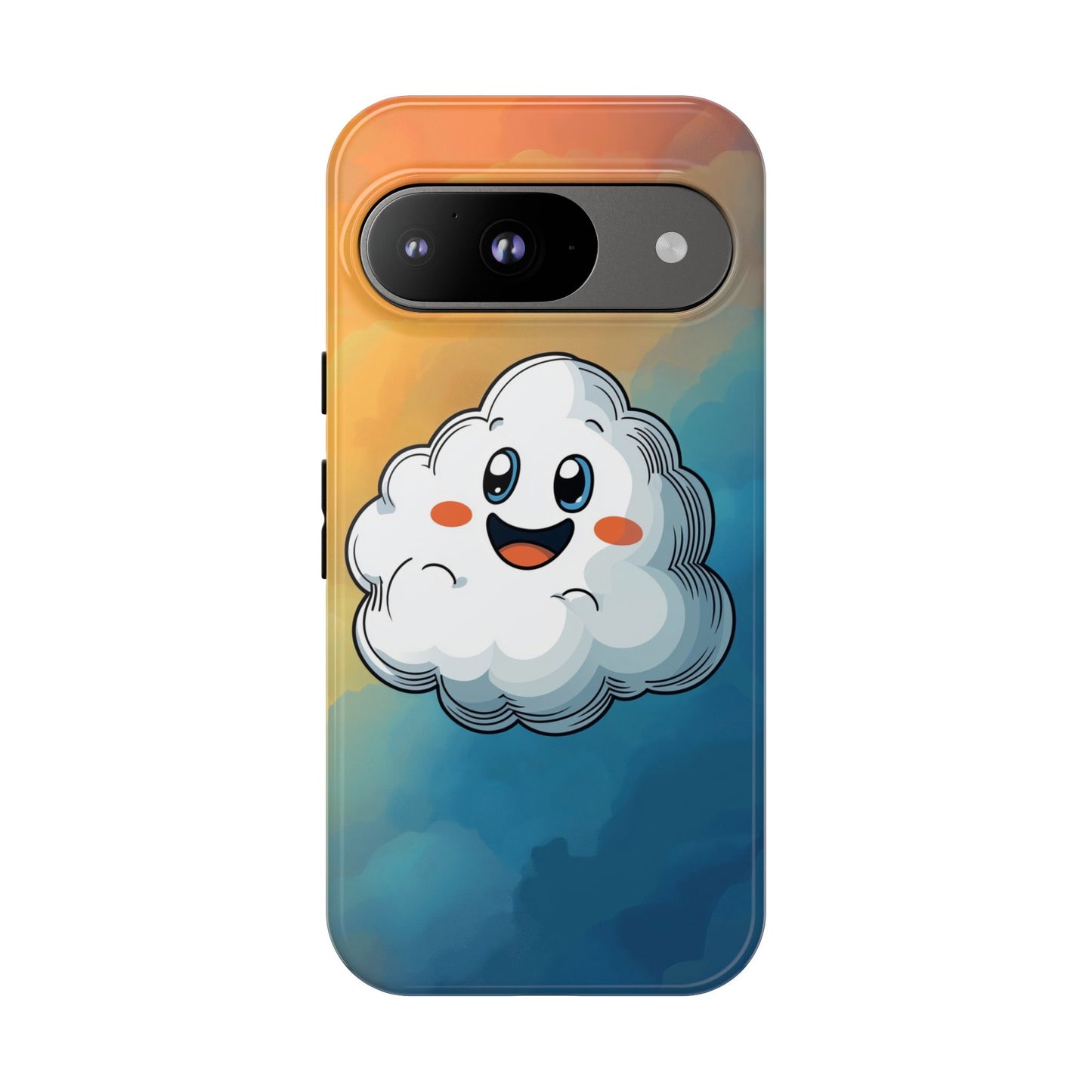 Happy Cloud Anime Phone Case for iPhone, Samsung, Google Pixel