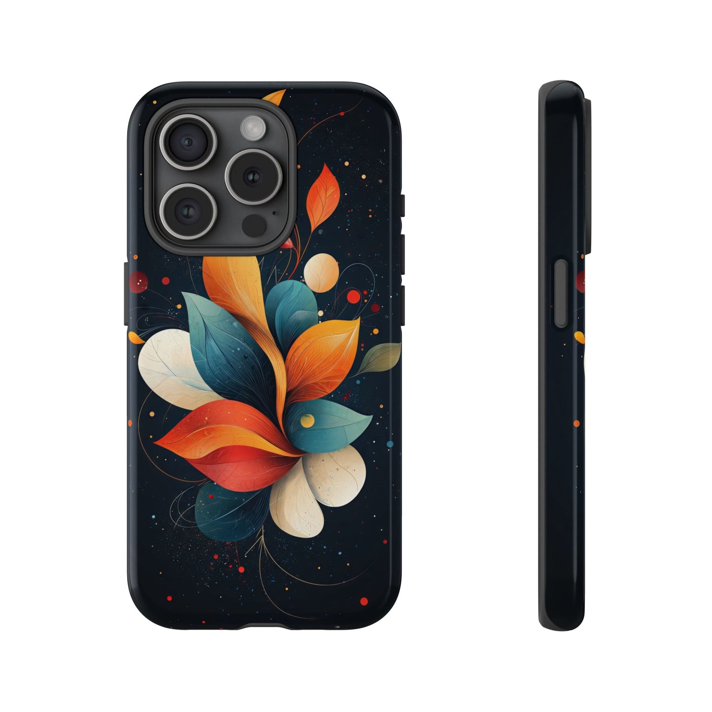 Midnight Bloom – Cosmic Floral Phone Case for iPhone, Pixel & Samsung