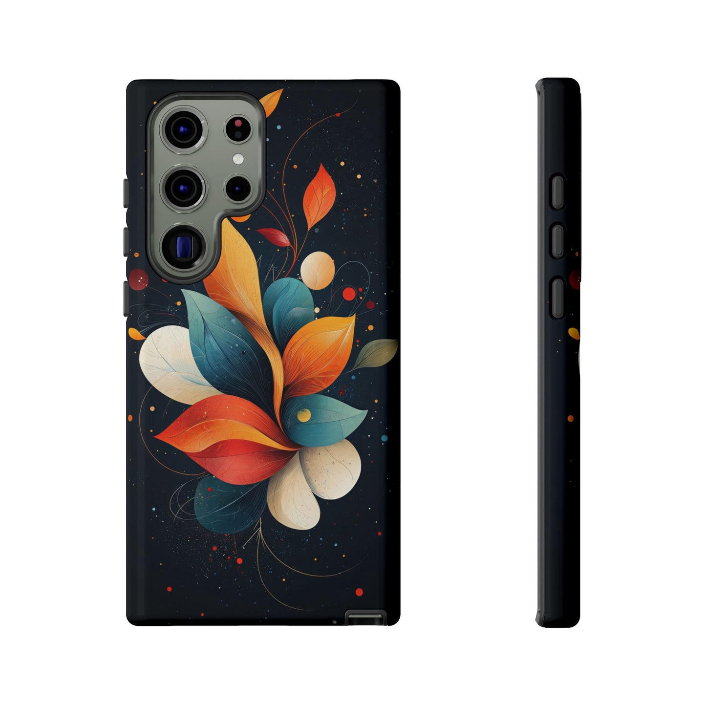 Midnight Bloom – Cosmic Floral Phone Case for iPhone, Pixel & Samsung