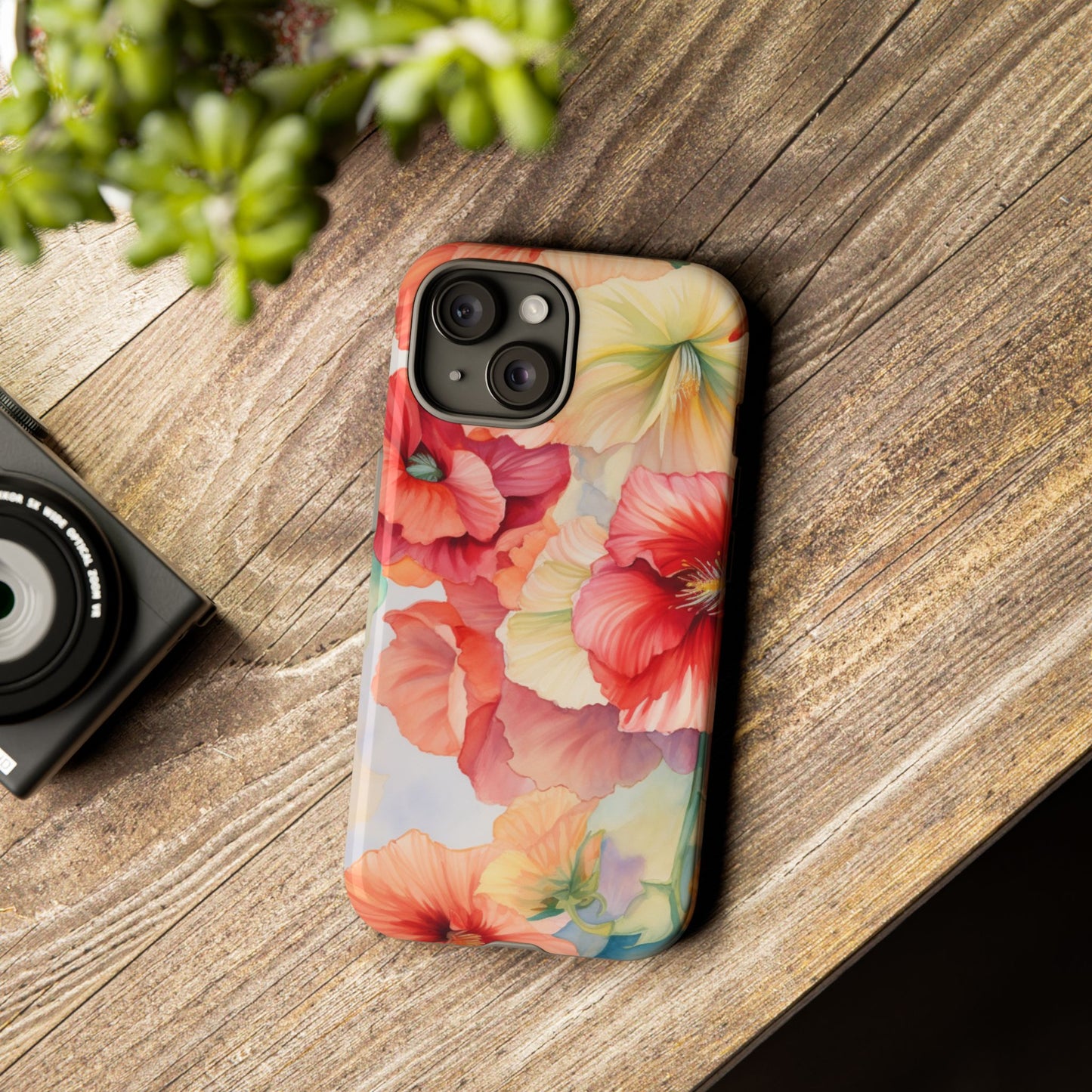 Floral Harmony Watercolor Mobile Case