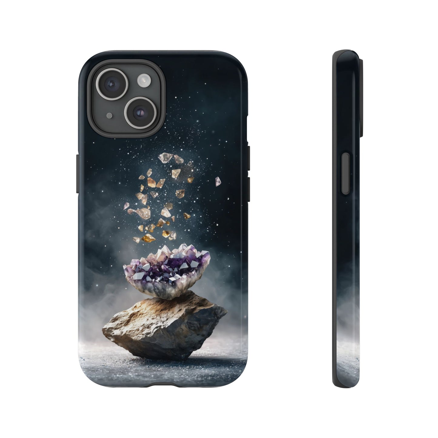 Mystic Amethyst Stones Phone Case for iPhone, Samsung & Google Pixel