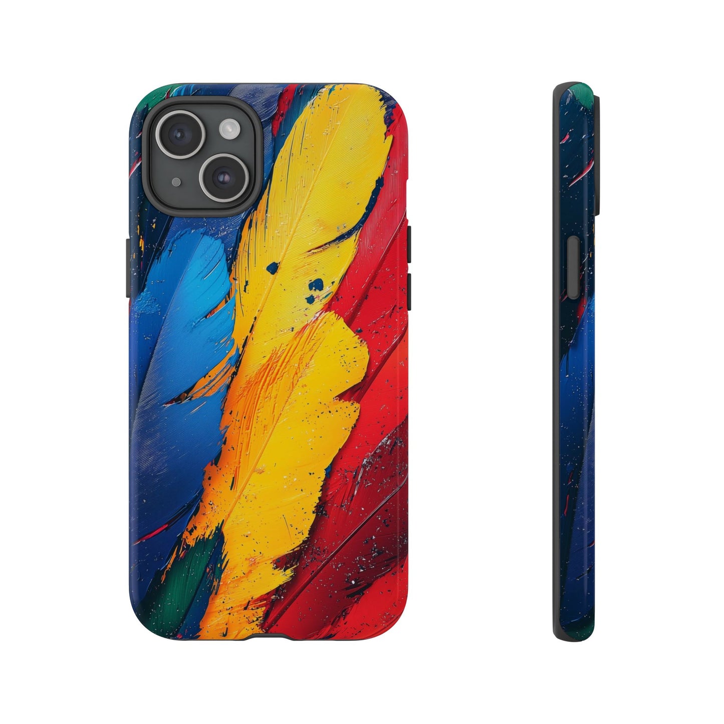 Tropical Macaw Feather Phone Case for iPhone, Samsung & Google Pixel