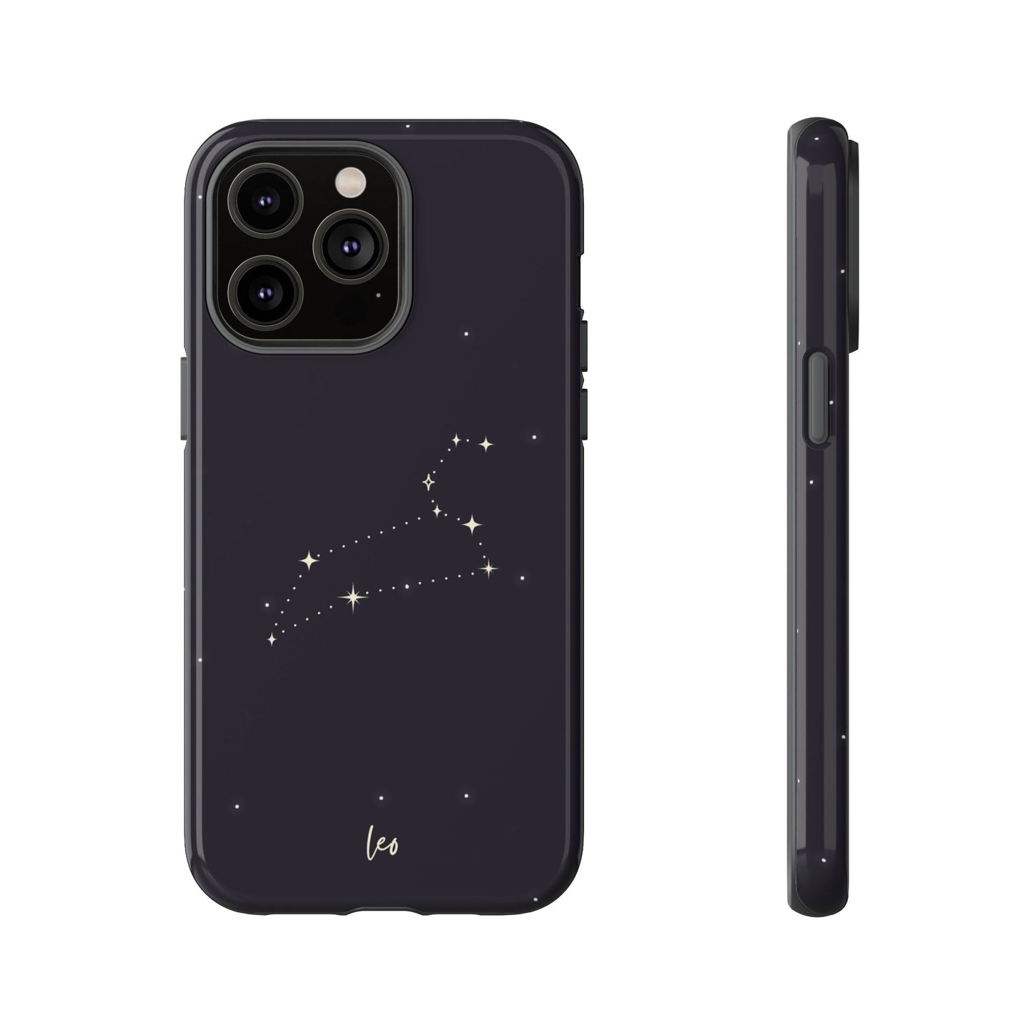 Leo Constellation Phone Case – Majestic Starry Night Pattern – Cosmic Aesthetic for iPhone, Samsung & Google Pixel