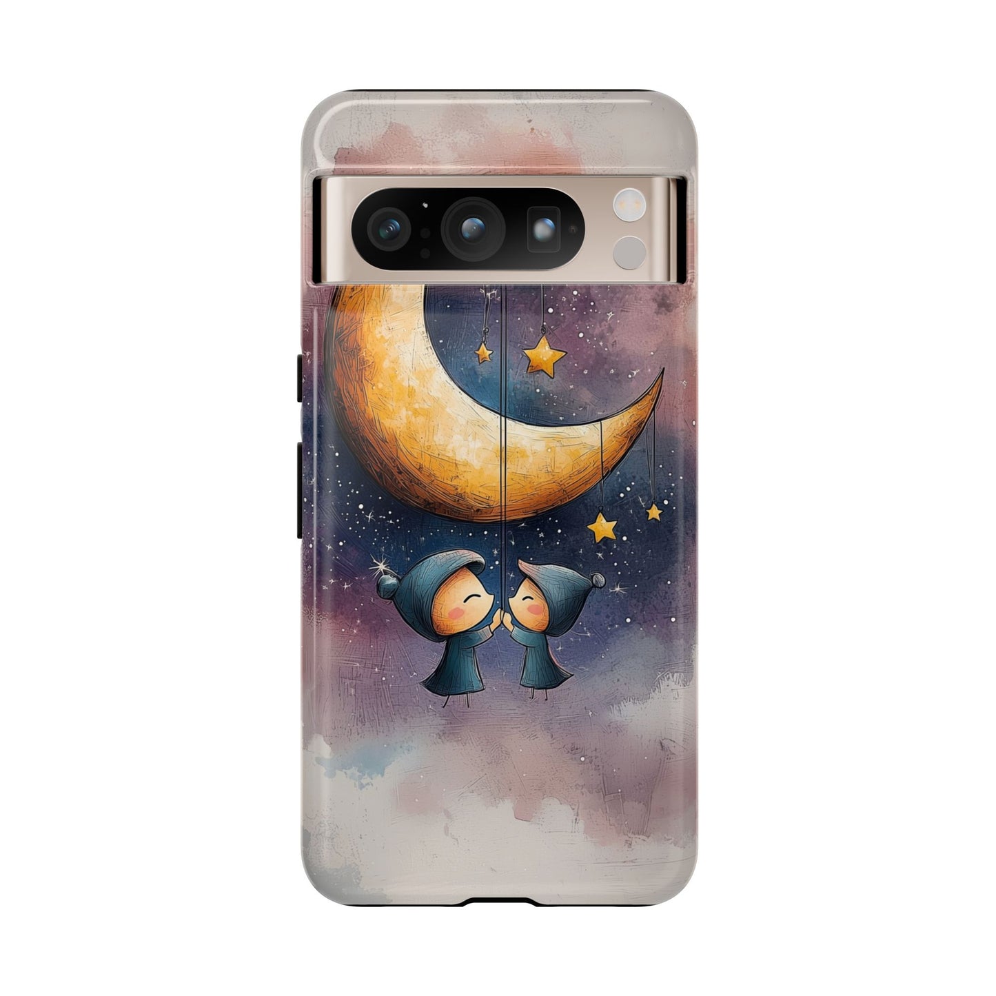 Dreamy Moonlight Duo Phone Case for iPhone, Samsung, Google Pixel