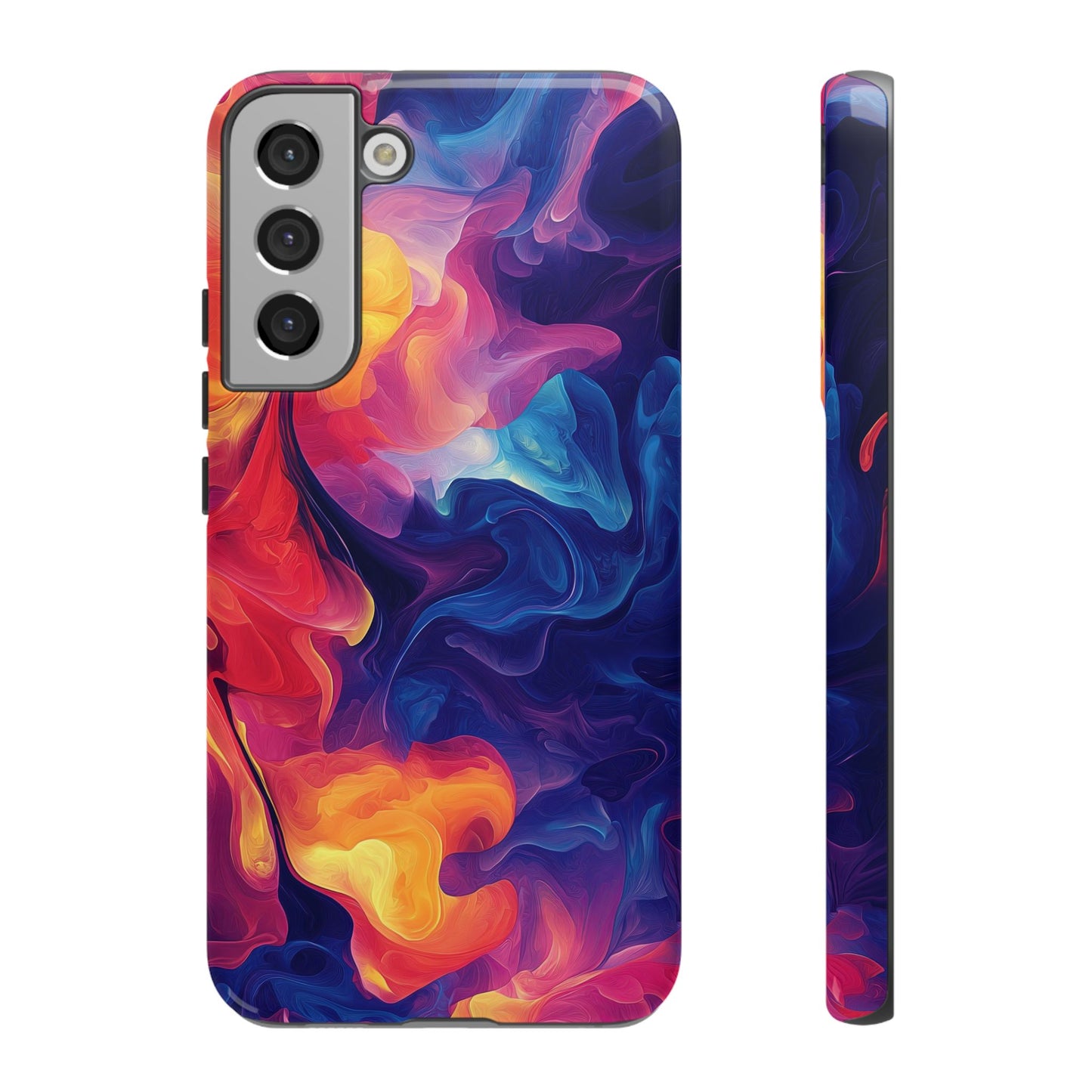Cosmic Bloom – Abstract Vortex Phone Case for iPhone, Samsung & Pixel