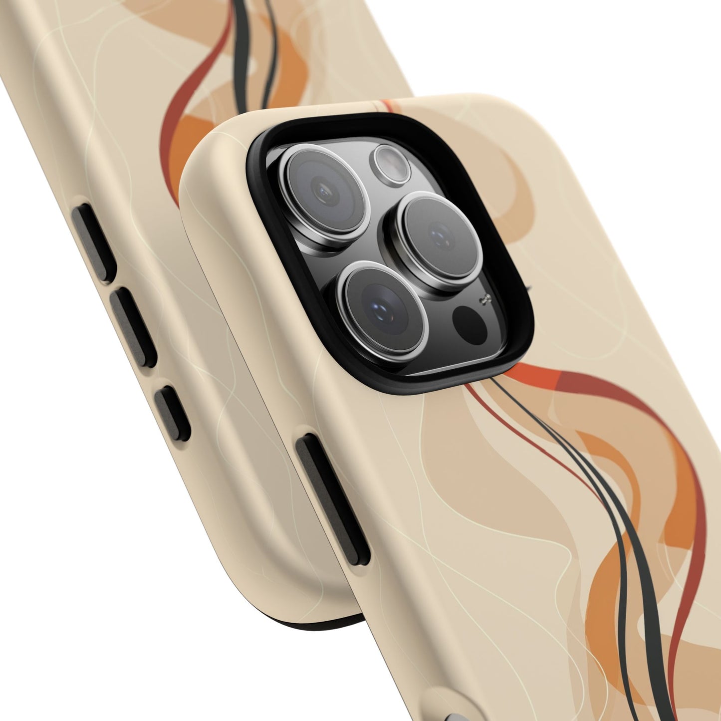Feminine Flame: Abstract Grace Phone Case for iPhone, Samsung & Pixel