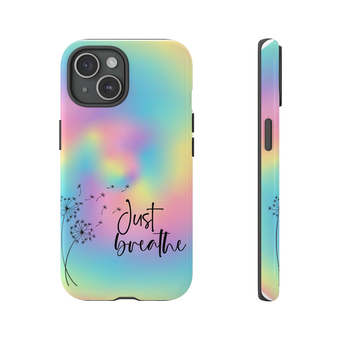 Just Breathe Phone Case - Aesthetic Minimalist Cover for iPhone, Samsung & Google Pixel