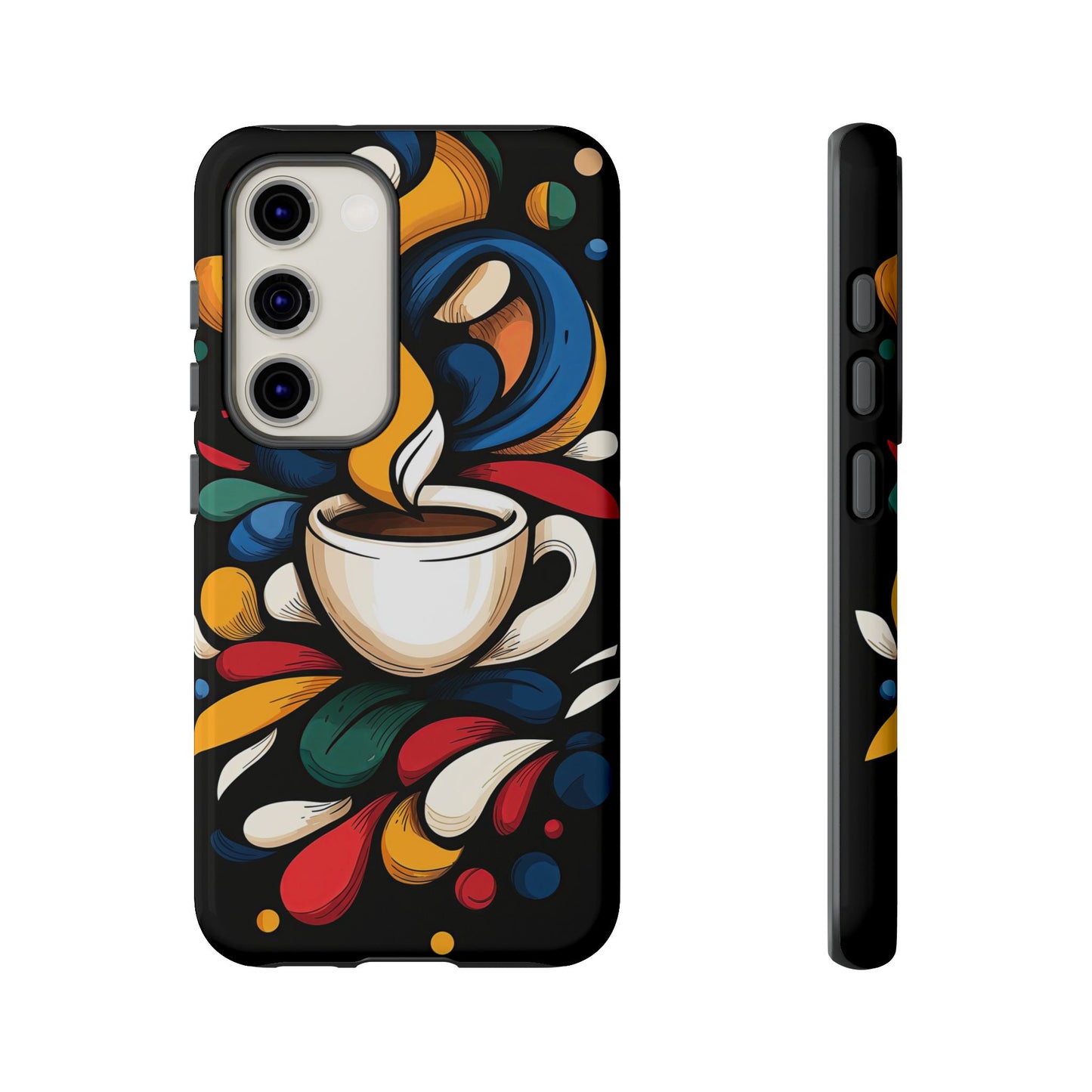 Brewed Blooms – Coffee & Color Floral Case for iPhone, Pixel & Samsung