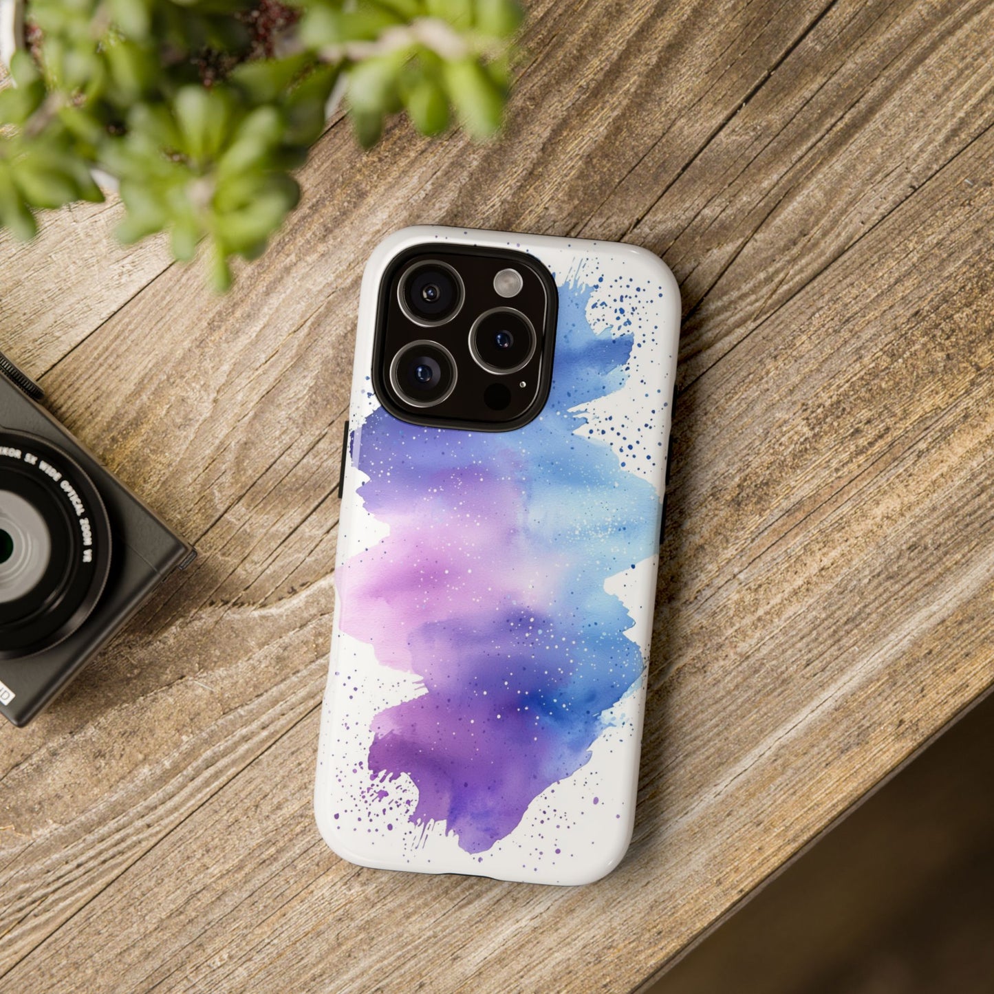 Galaxy Glimmer Watercolor Phone Case for iPhone, google Pixel & Samsung
