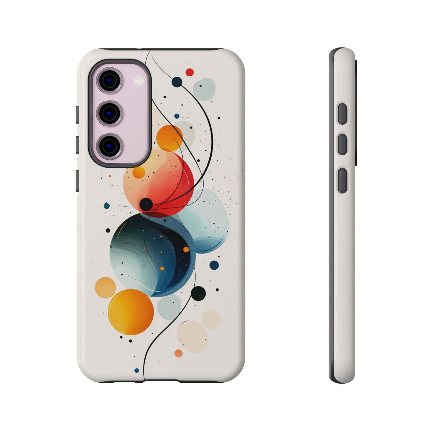 Orbital Drift – Cosmic Flow Abstract Phone Case for iPhone, Samsung & Pixel