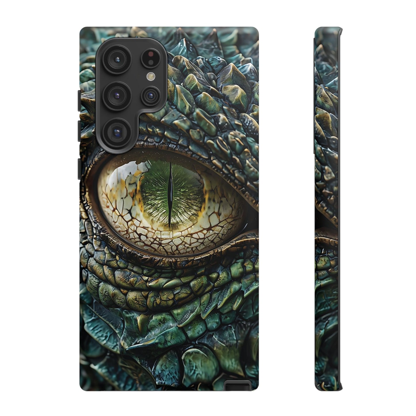 A Dragon's Eye With Intricate Scales phone case design.