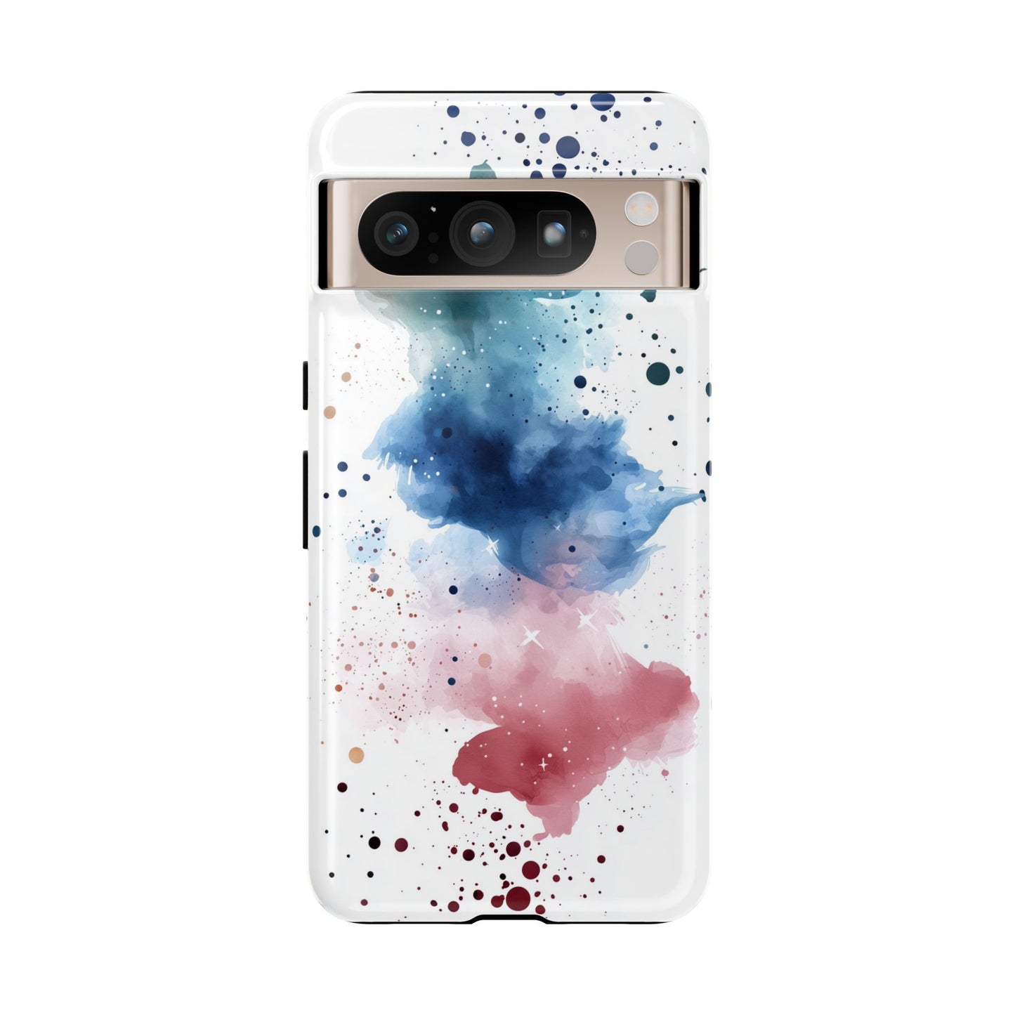 Cosmic Bloom Watercolor Phone Case for iPhone, google Pixel & Samsung
