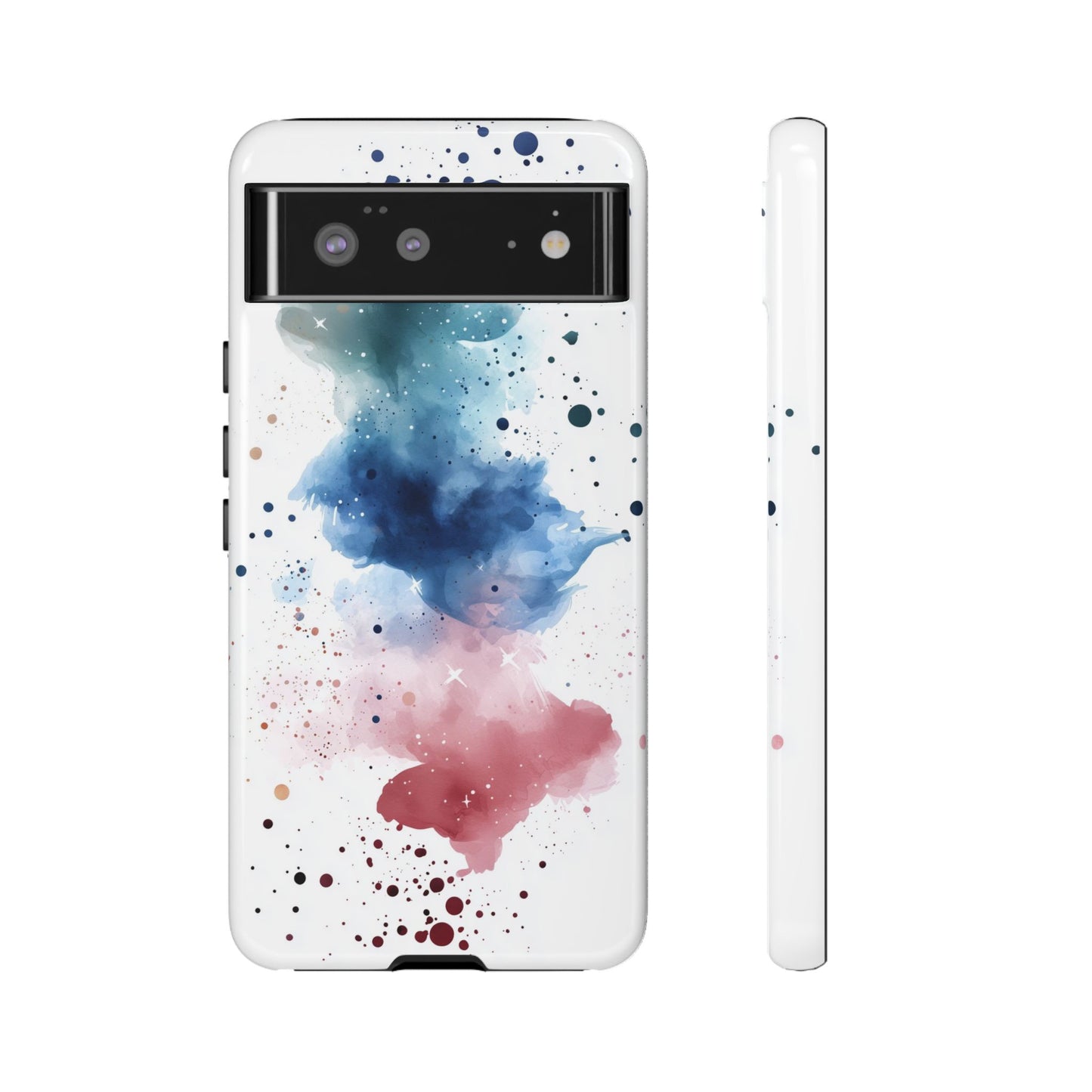 Cosmic Bloom Watercolor Phone Case for iPhone, google Pixel & Samsung