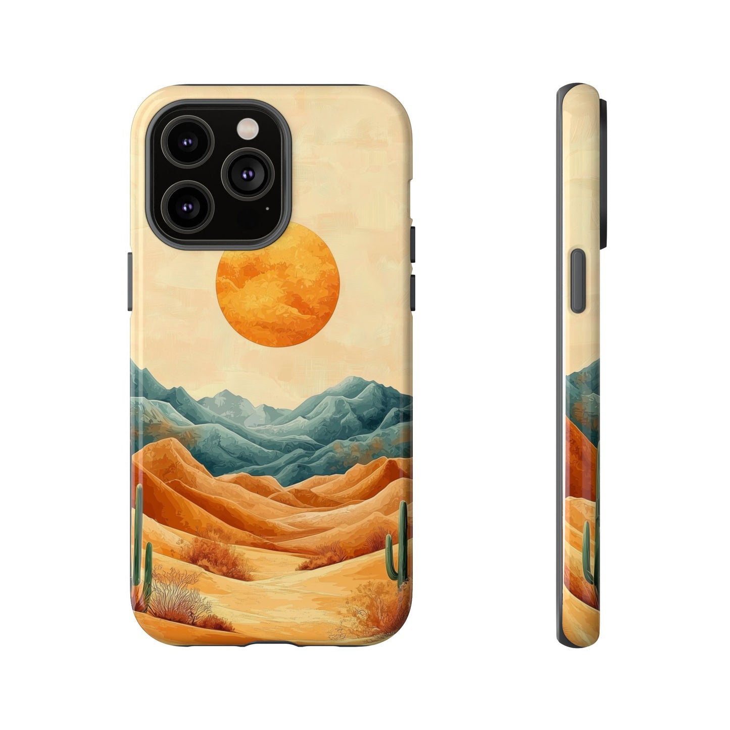 Golden Solstice Desert Boho Phone Case for iPhone, Pixel & Samsung