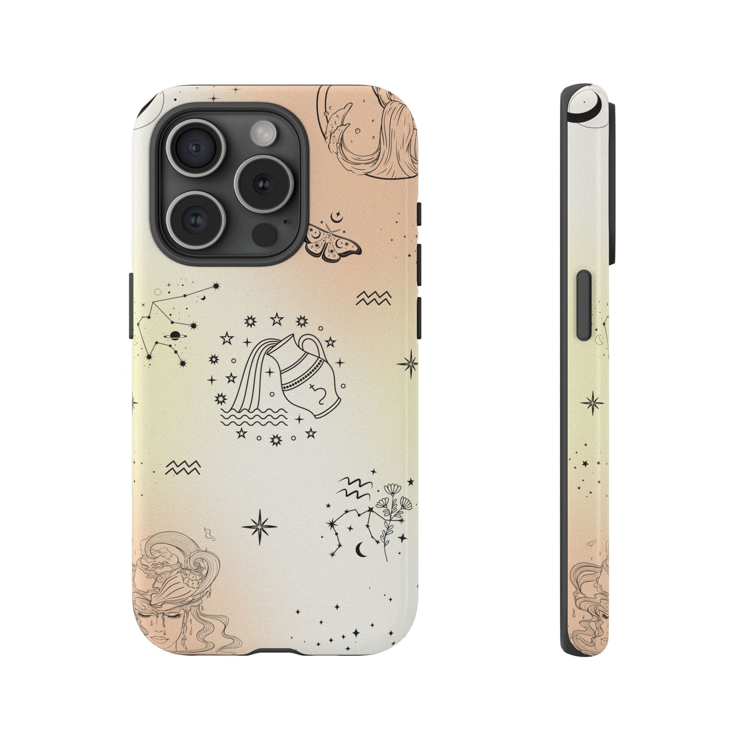 Aquarius Zodiac Sign Phone Case β Futuristic & Unique Design for iPhone, Samsung & Google Pixel