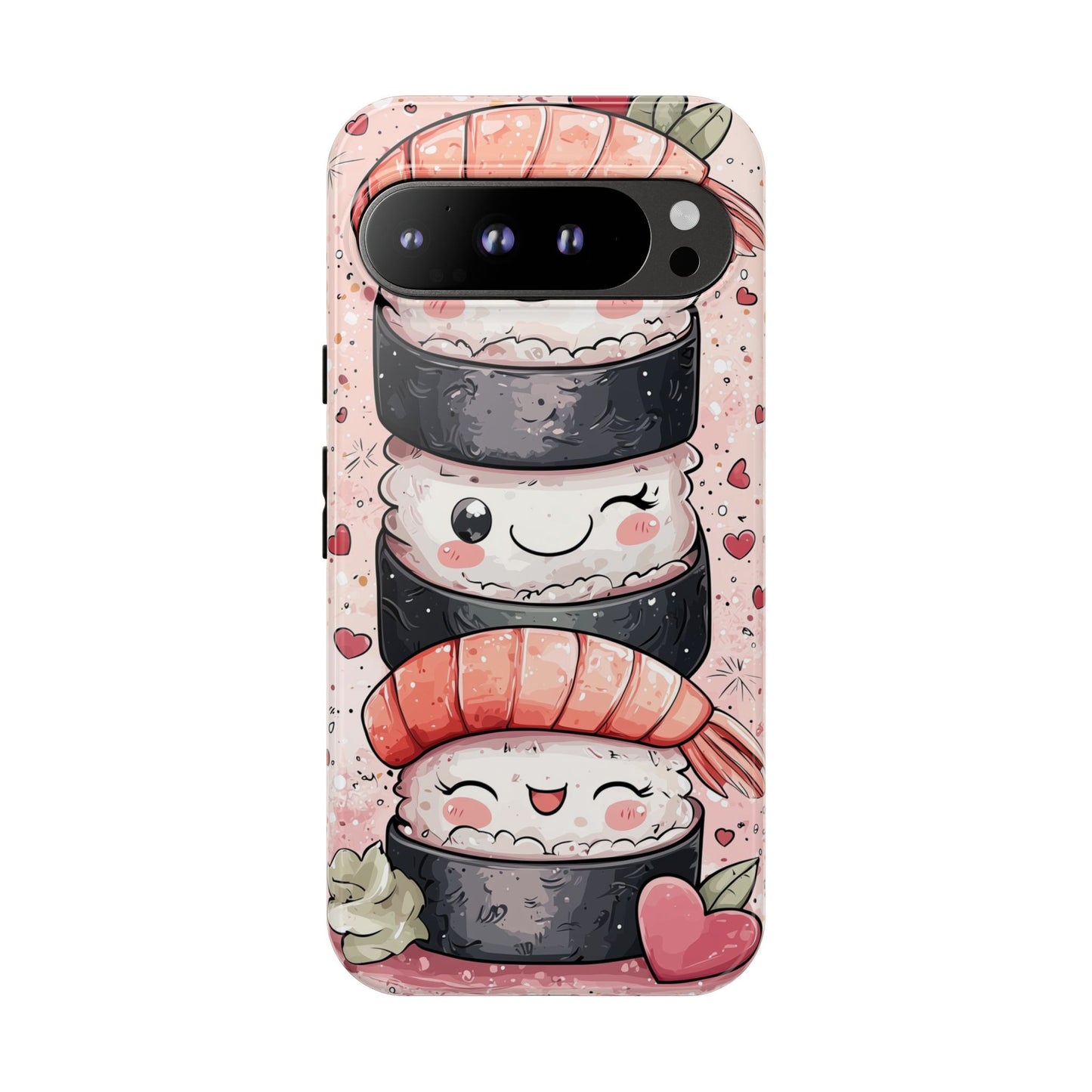Anime Sushi Stack Phone Case β Cute & Tasty-Inspired Design for iPhone, Samsung, and Google Pixel