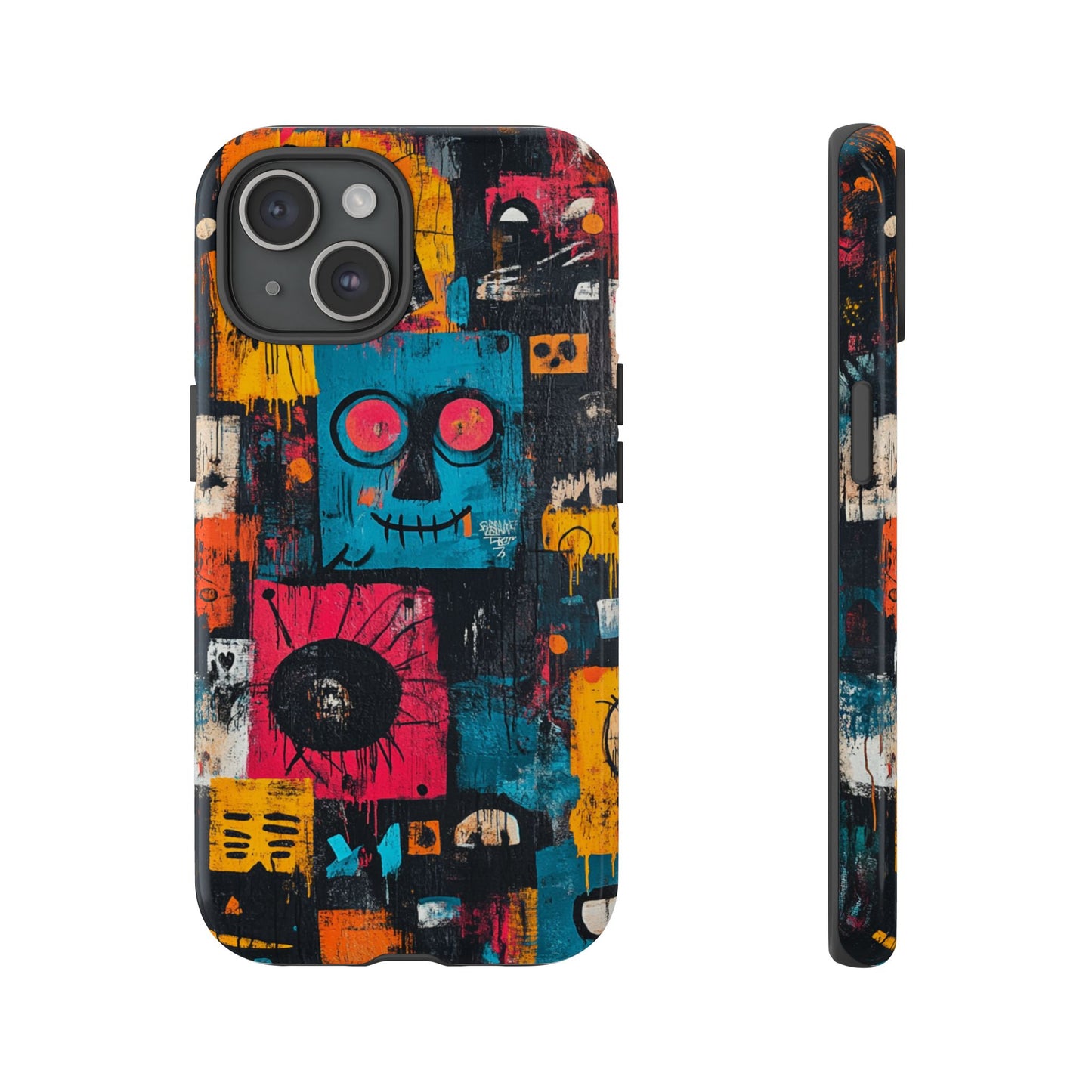 Jean-Michel Basquiat Art Phone Case – Modern Aesthetic Cover - iPhone, Samsung & Google Pixel Cover - Artistic Painting Case, Art Lover Gift