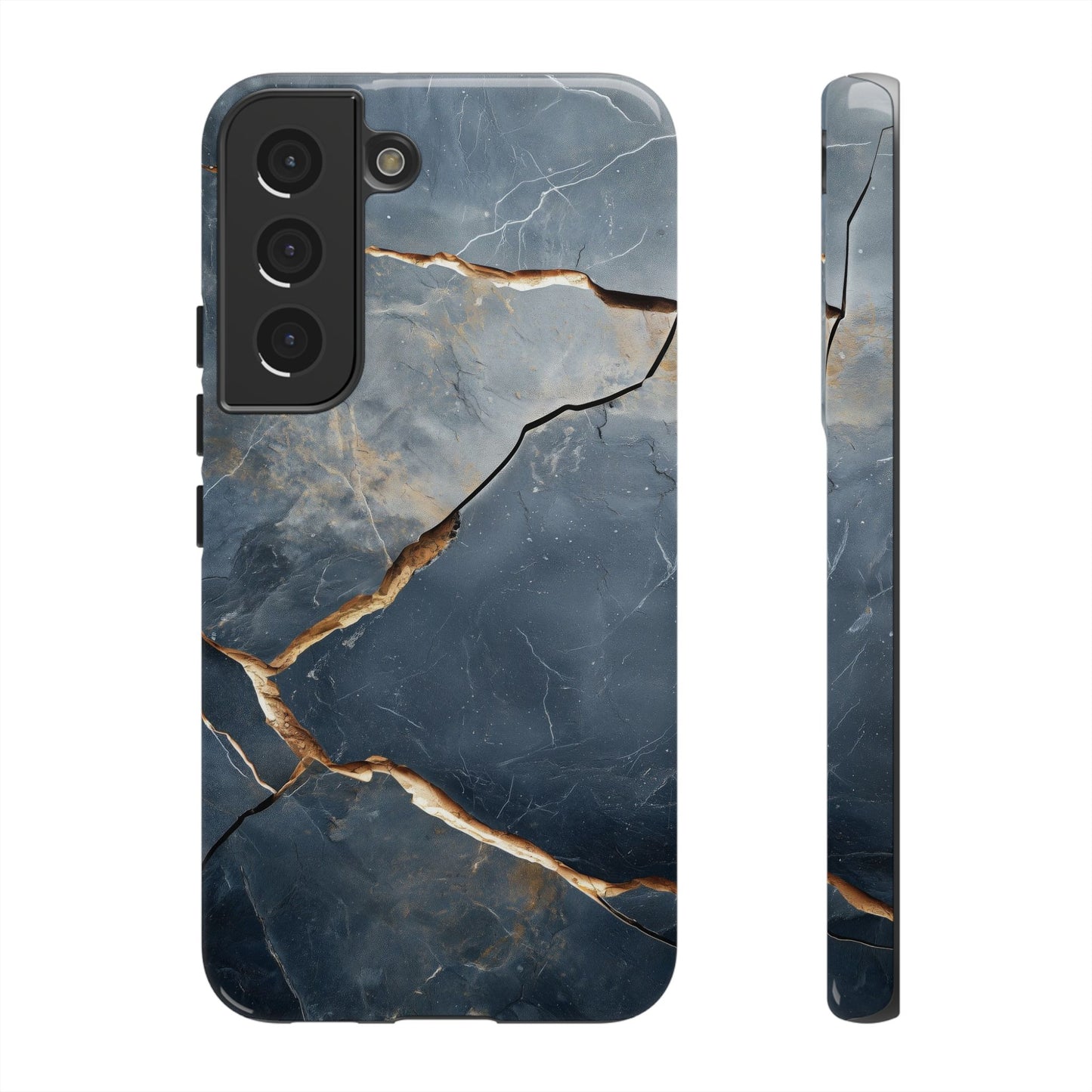 Cracked Marble Stone Phone Case for iPhone, Samsung & Google Pixel
