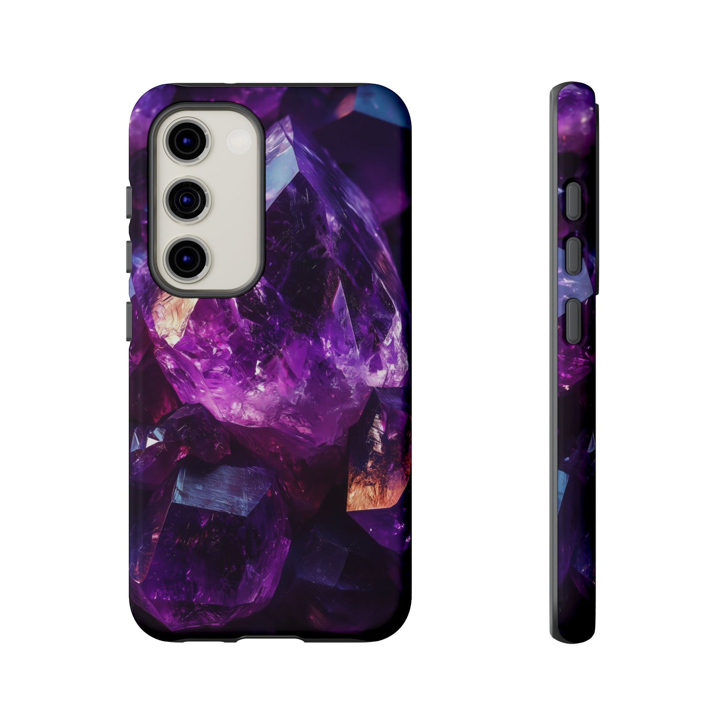 Royal Amethyst Stones Crystals Phone Case for iPhone, Samsung & Google Pixel