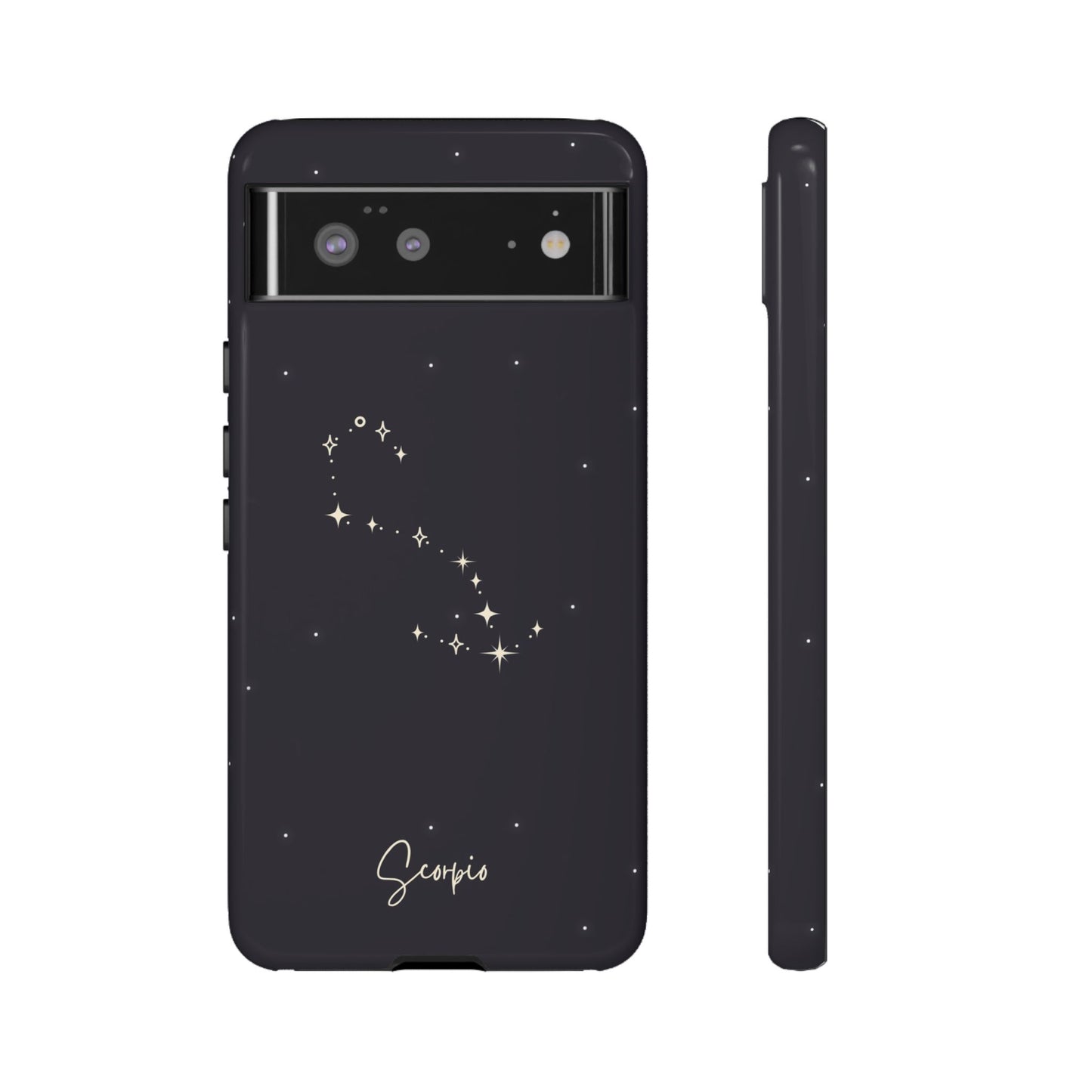 Scorpio Zodiac Night Sky Case – Mysterious Star Pattern – Cosmic Style for iPhone, Samsung & Google Pixel