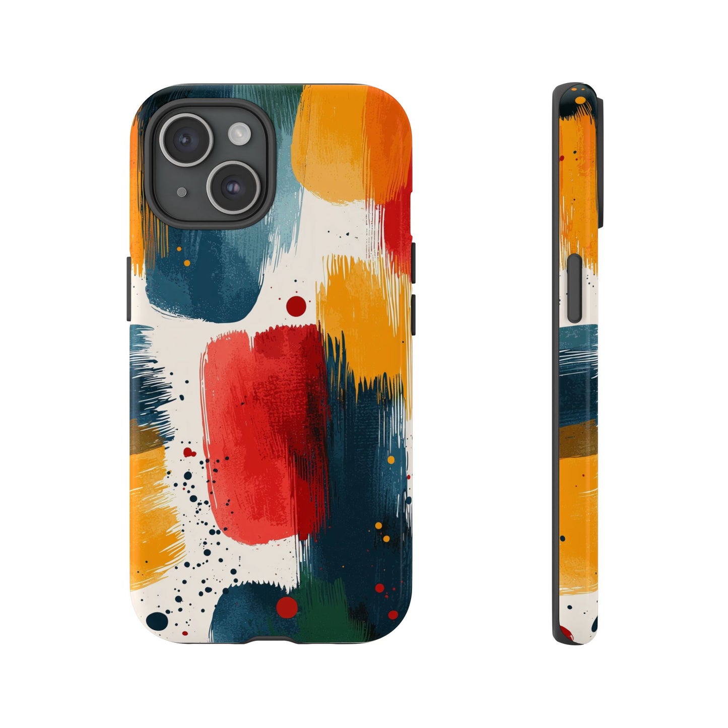 Color Burst Abstract Brushstroke Phone Case for iPhone, Samsung & Pixel