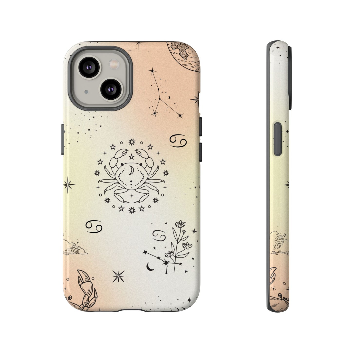 Cancer Zodiac Sign Phone Case β Soft & Protective Shell for iPhone, Samsung & Google Pixel