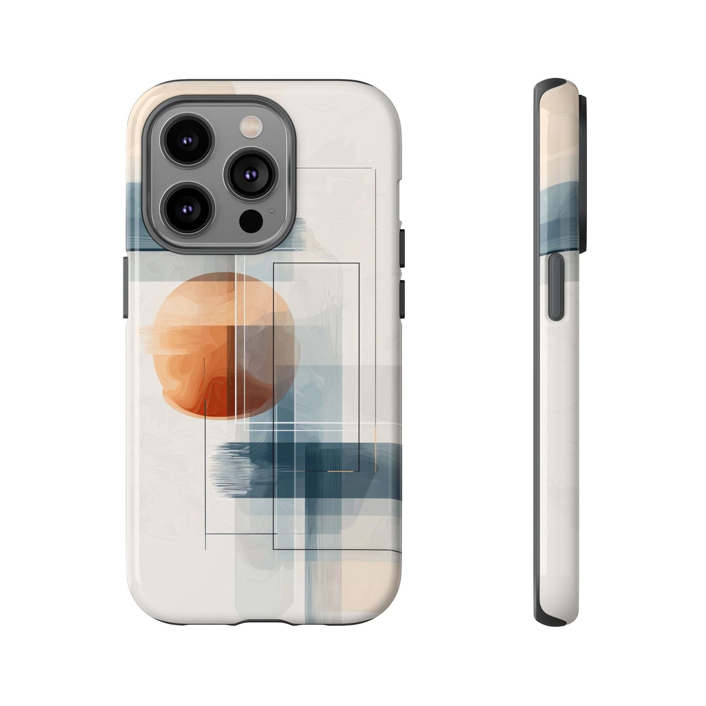 Urban Eclipse – Minimal Abstract Phone Case for iPhone, Samsung & Pixel
