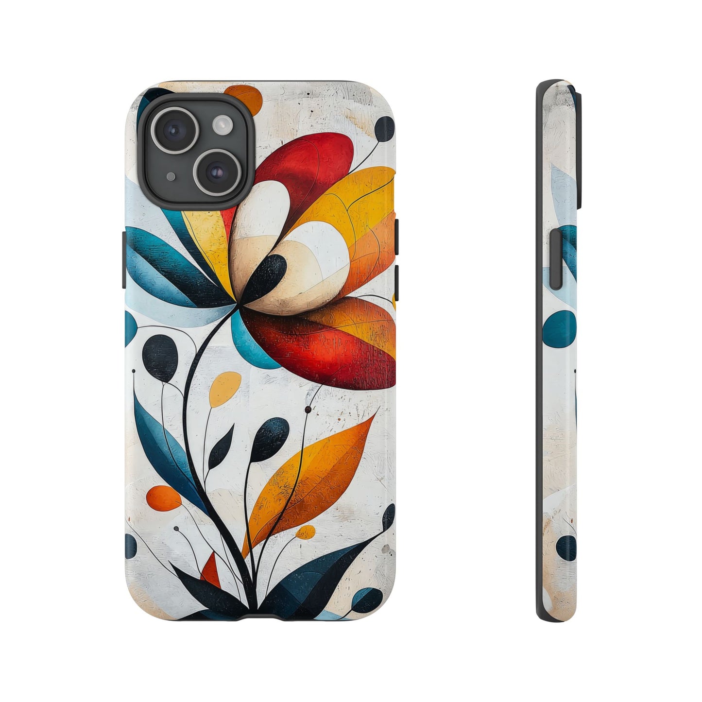 Prism Bloom – Bold Geometric Floral Case for iPhone, Pixel & Samsung