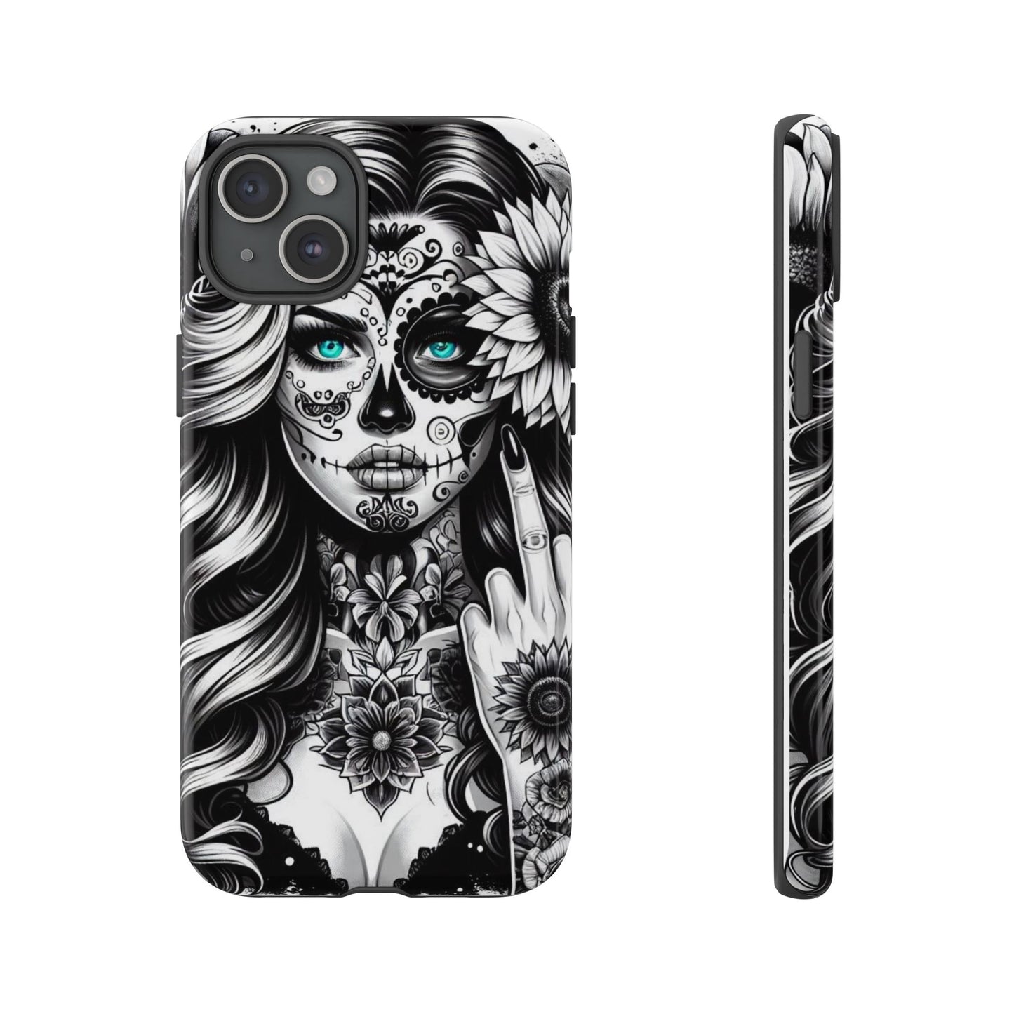 La Rebel – Day of the Dead Gothic Attitude Mobile Cover