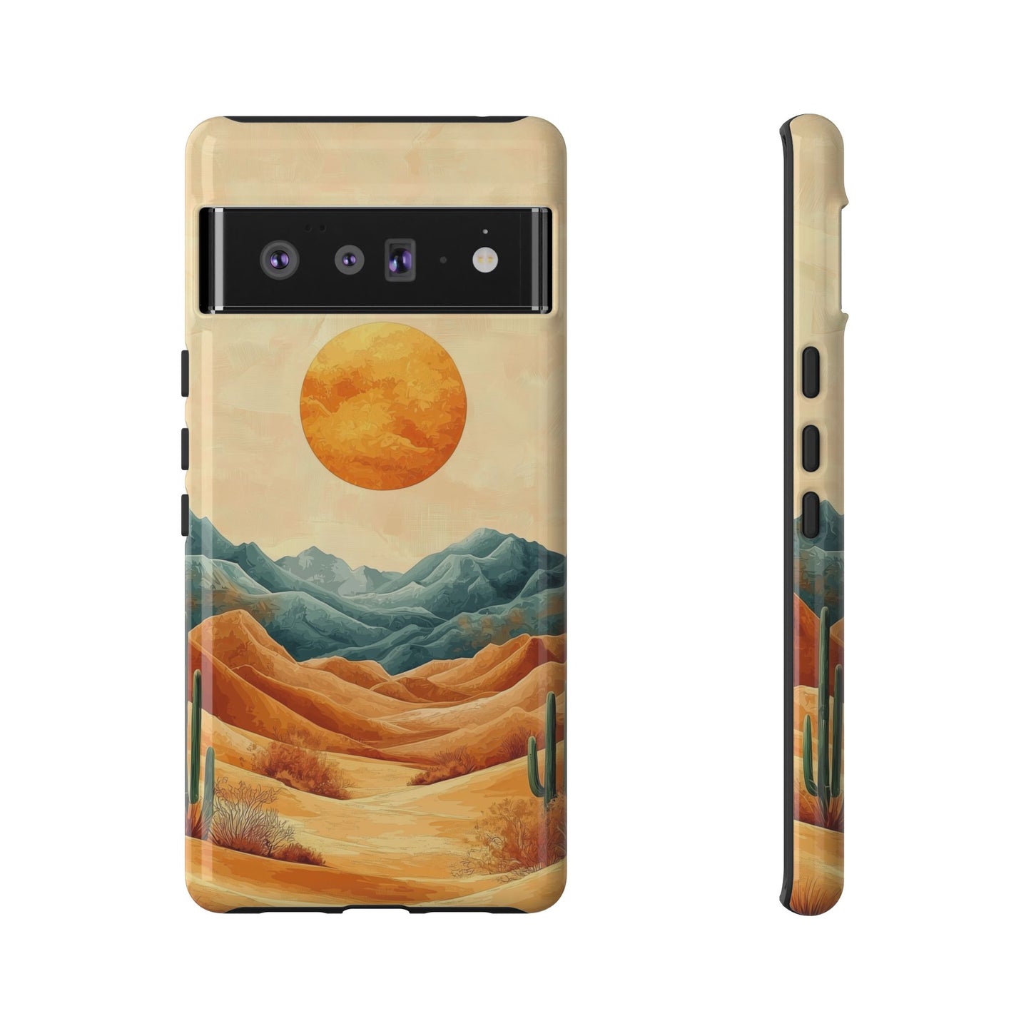 Golden Solstice Desert Boho Phone Case for iPhone, Pixel & Samsung