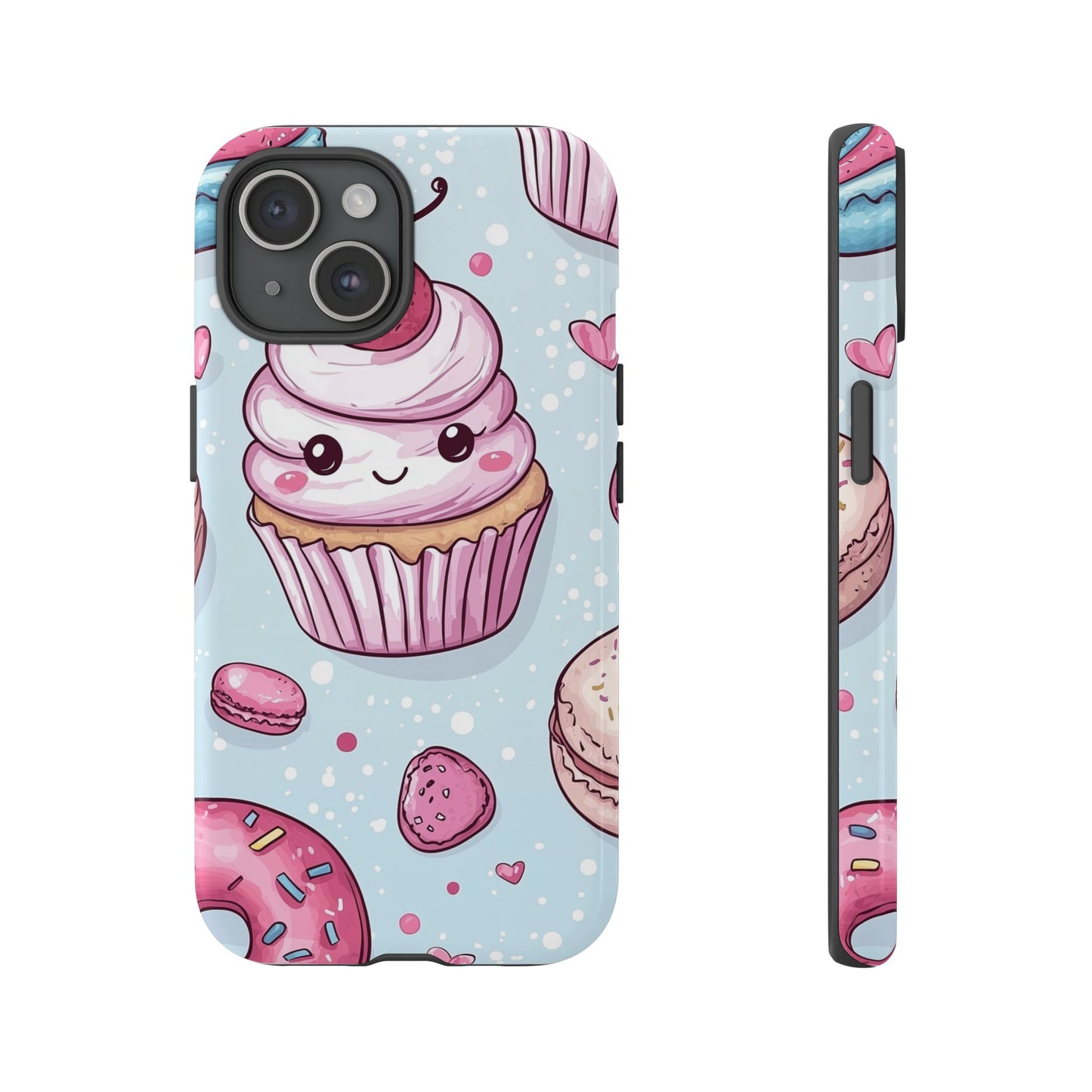 Kawaii Sweets: Adorable Dessert Anime Phone Case for iPhone, Samsung, Google Pixel