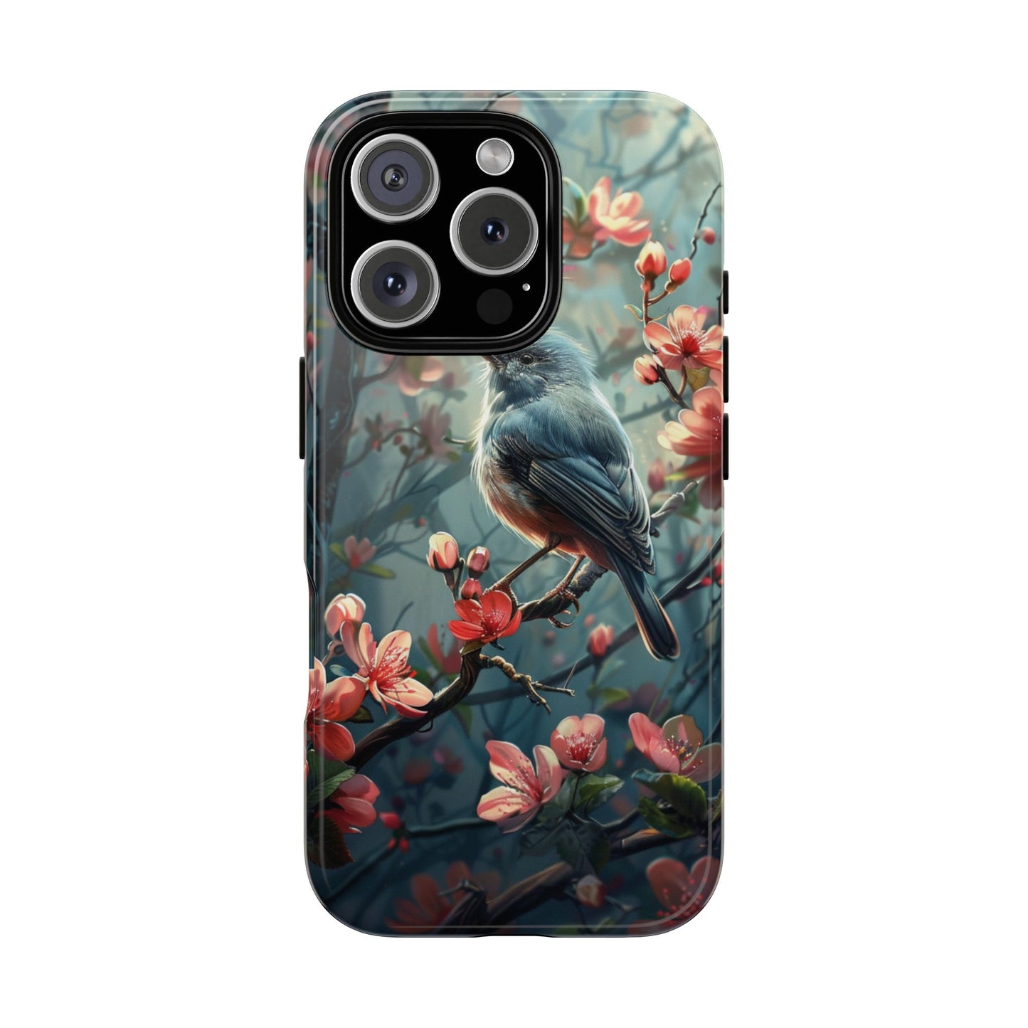 Floral Bird Phone Case β Elegant Nature-Inspired Design for iPhone, Samsung & Google Pixel