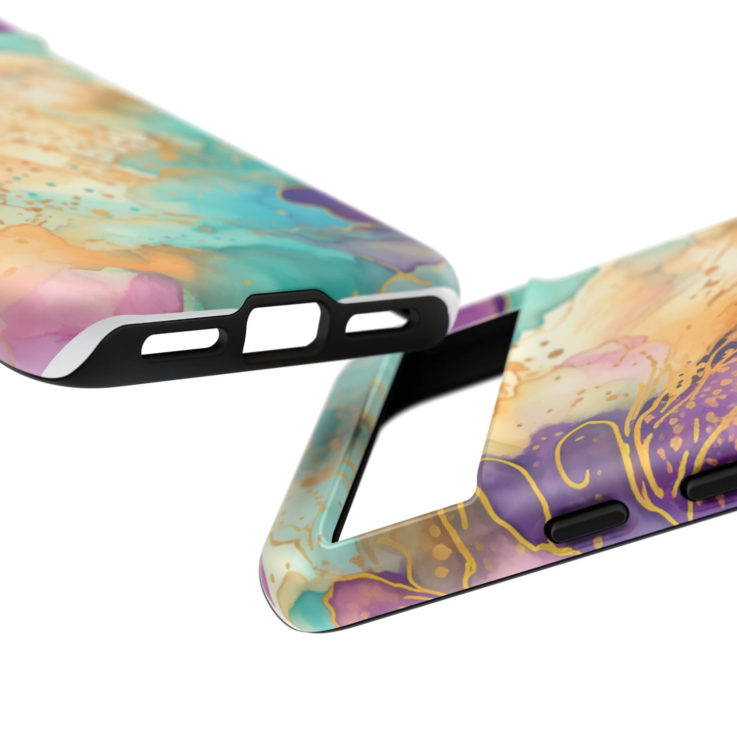 Golden Aura Abstract Watercolor Mobile Case