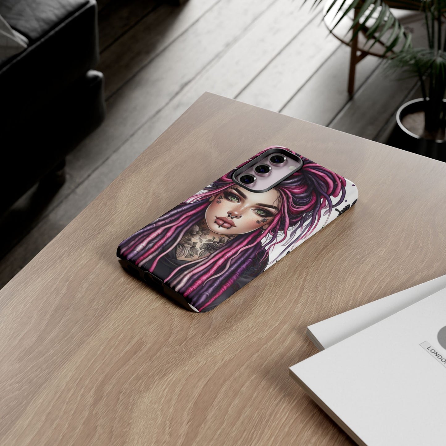 Neon Gothic Beauty Mobile Case