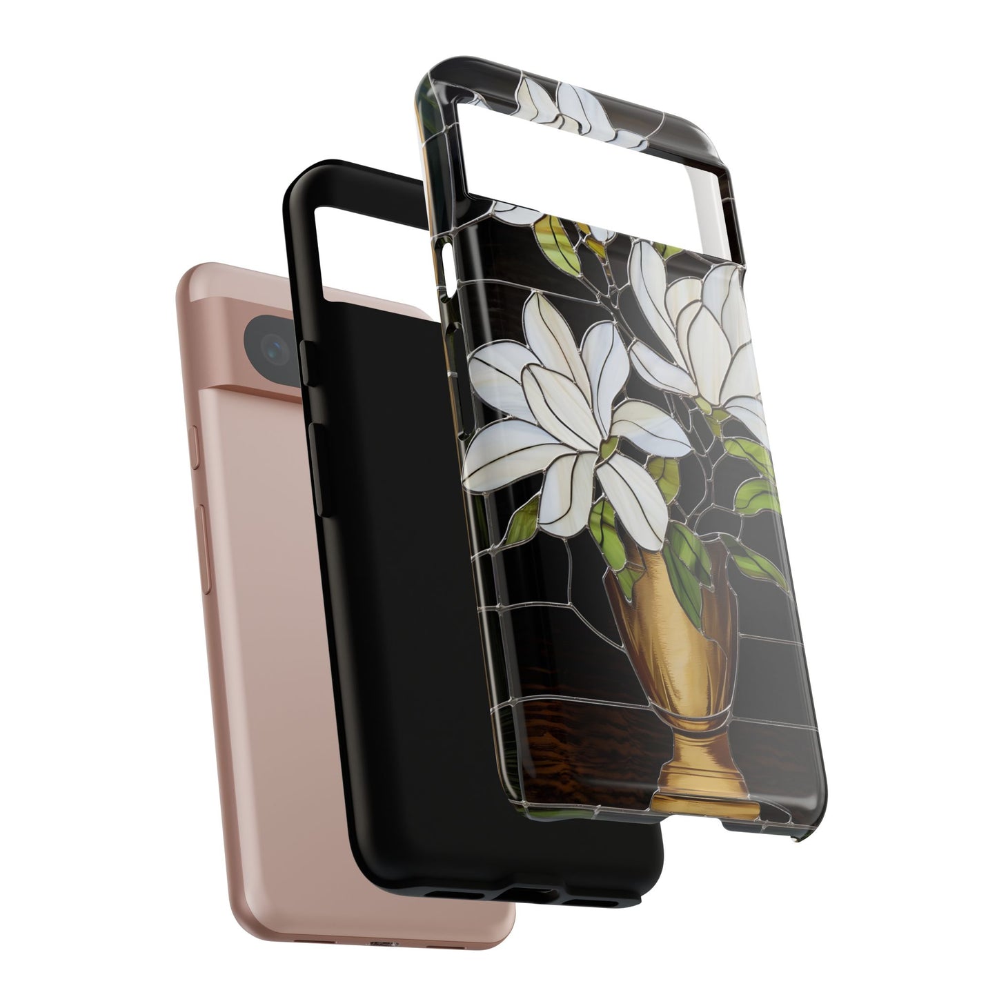 Stained Glass Floral Phone Case