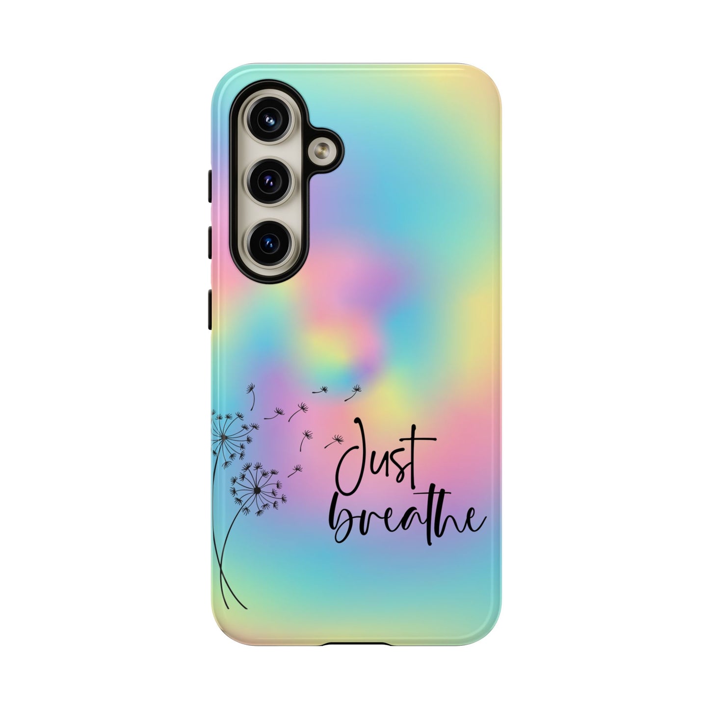 Just Breathe Phone Case - Aesthetic Minimalist Cover for iPhone, Samsung & Google Pixel