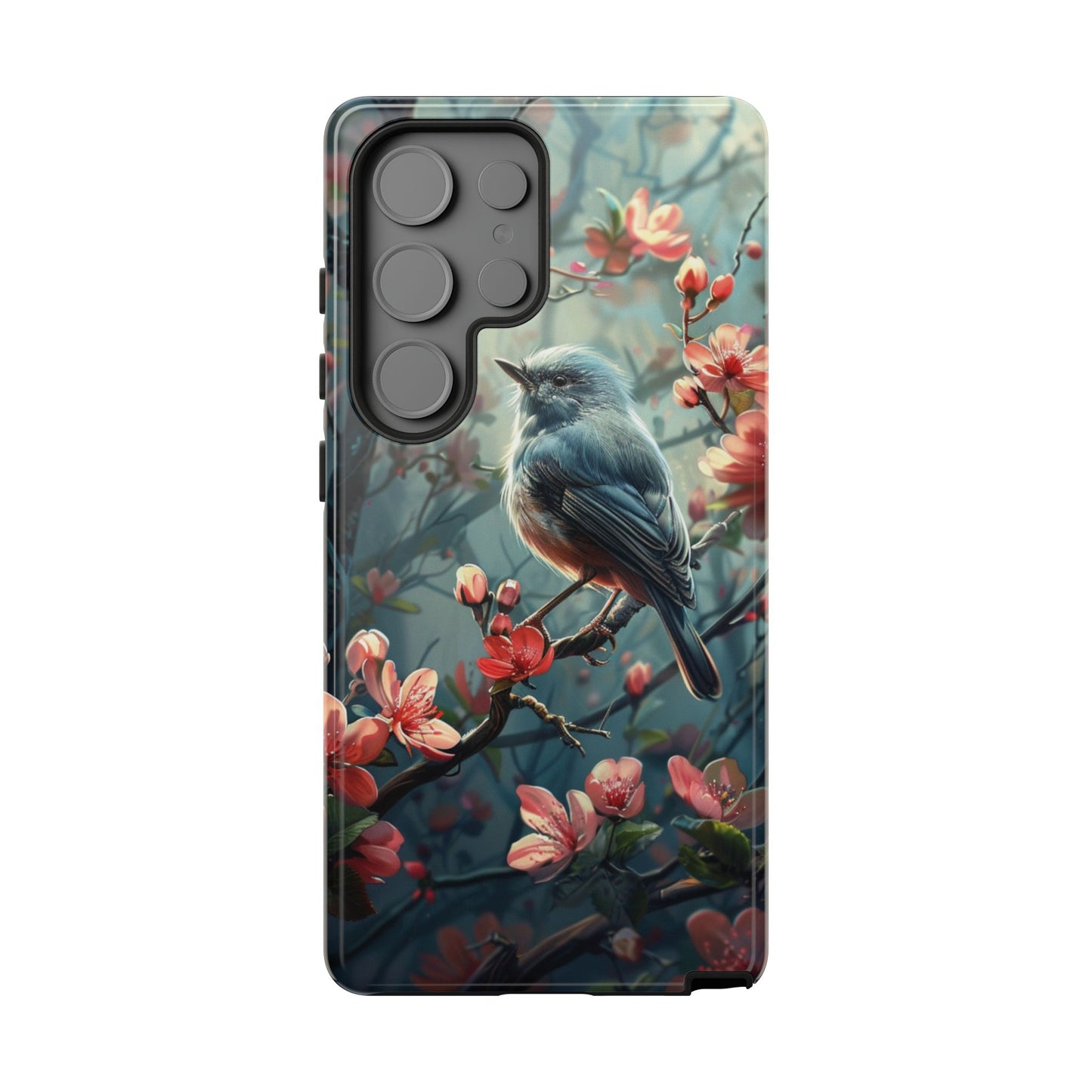 Floral Bird Phone Case β Elegant Nature-Inspired Design for iPhone, Samsung & Google Pixel