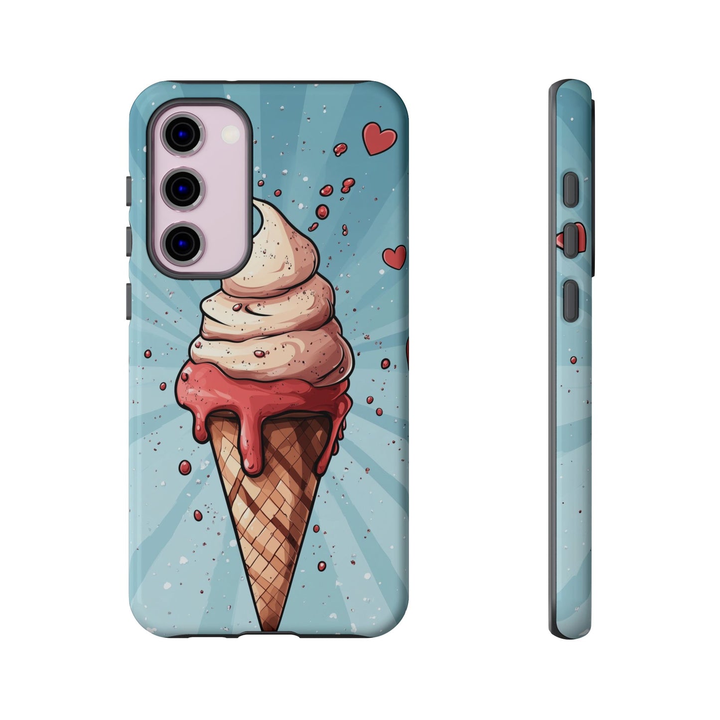 Sweet Scoop Anime Ice Cream Phone Case iPhone, Samsung, Google Pixel