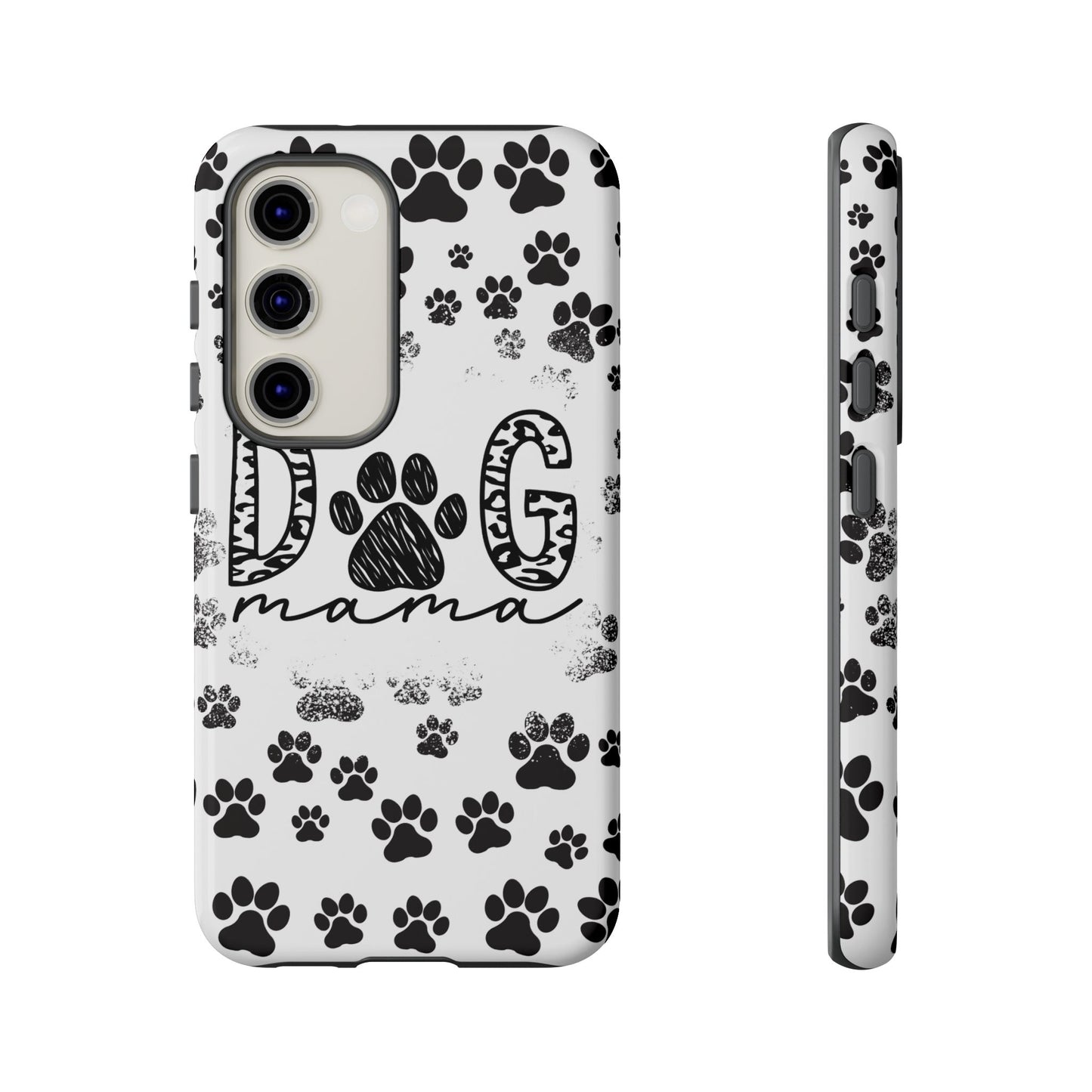 Dog Mama Phone Case for iPhone, Samsung & Google Pixel, Paw Print Phone Cover, Furry Friend Phone Case, Dog Owner/Pat Parents/Dog Mom Gifts