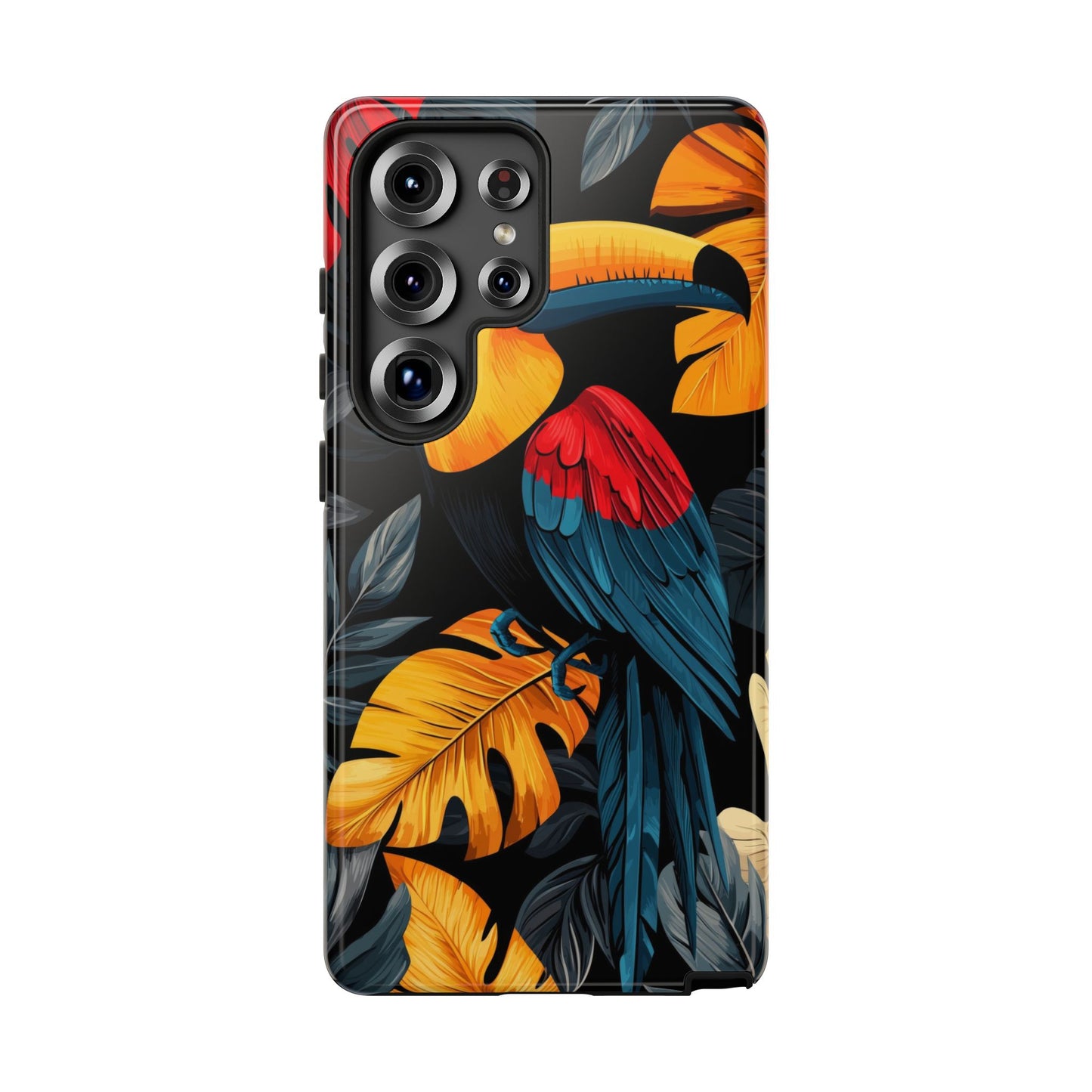 Exotic Toucan Feathers Phone Case – Nature’s Elegance for iPhone, Pixel & Samsung